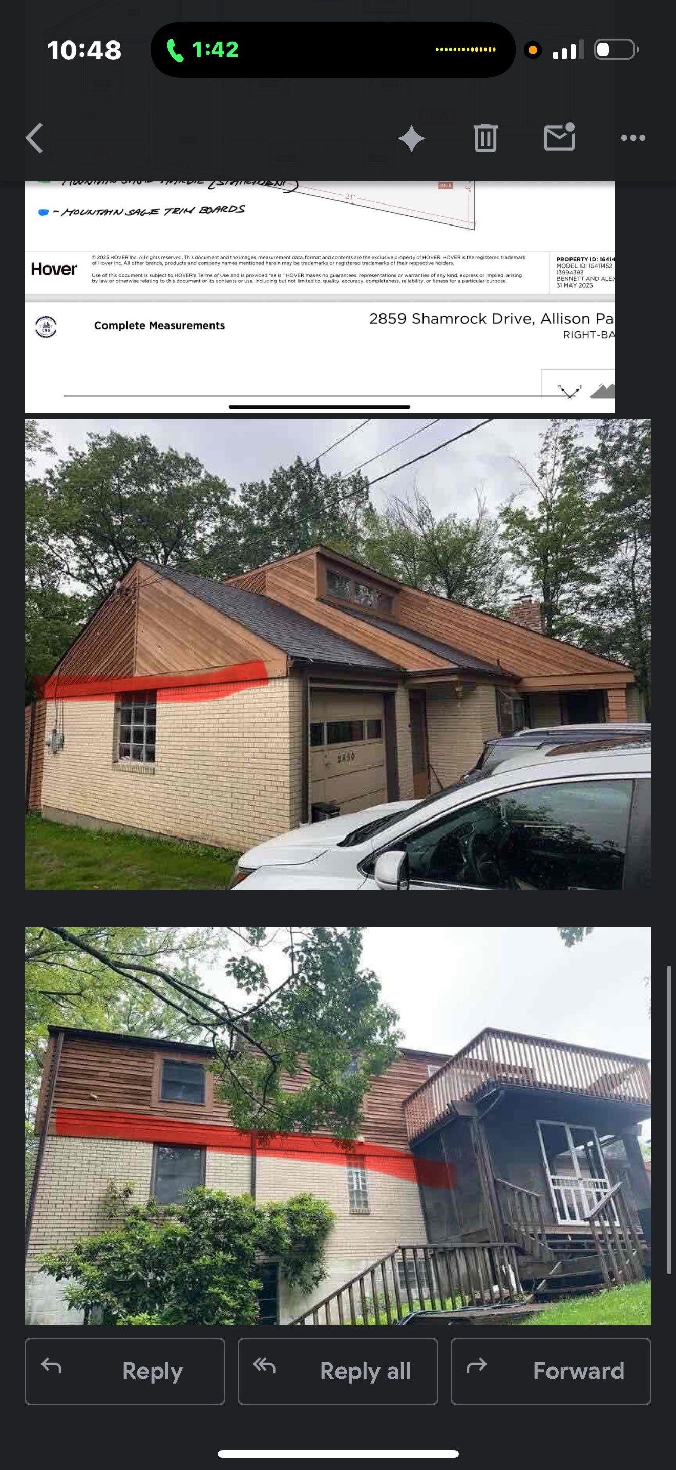 Hardie siding  by Cousins Roofing Siding & Decks