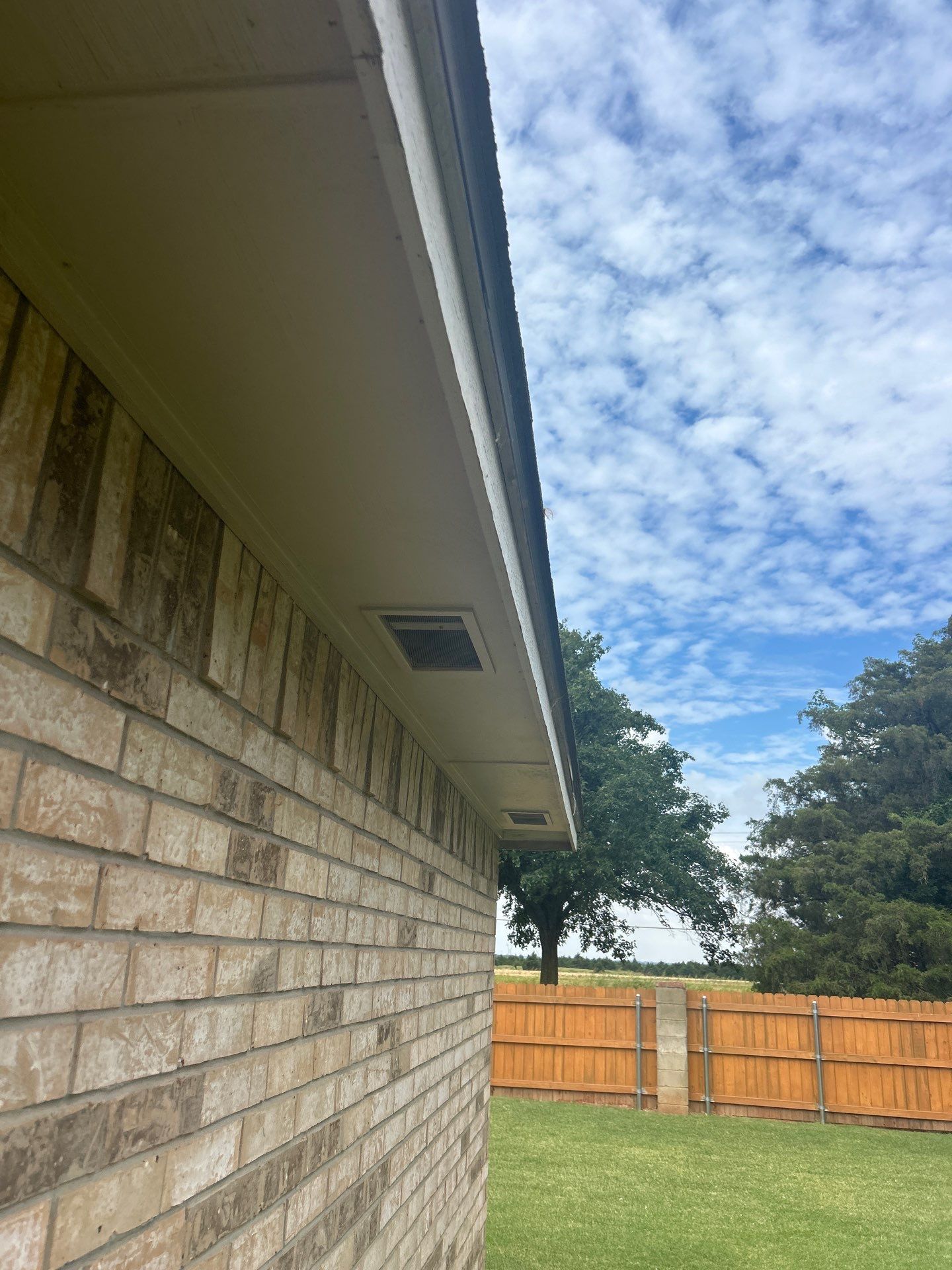 Soffit Replacement and Exterior Painting in Edmond, OK by McCann's Roofing and Construction