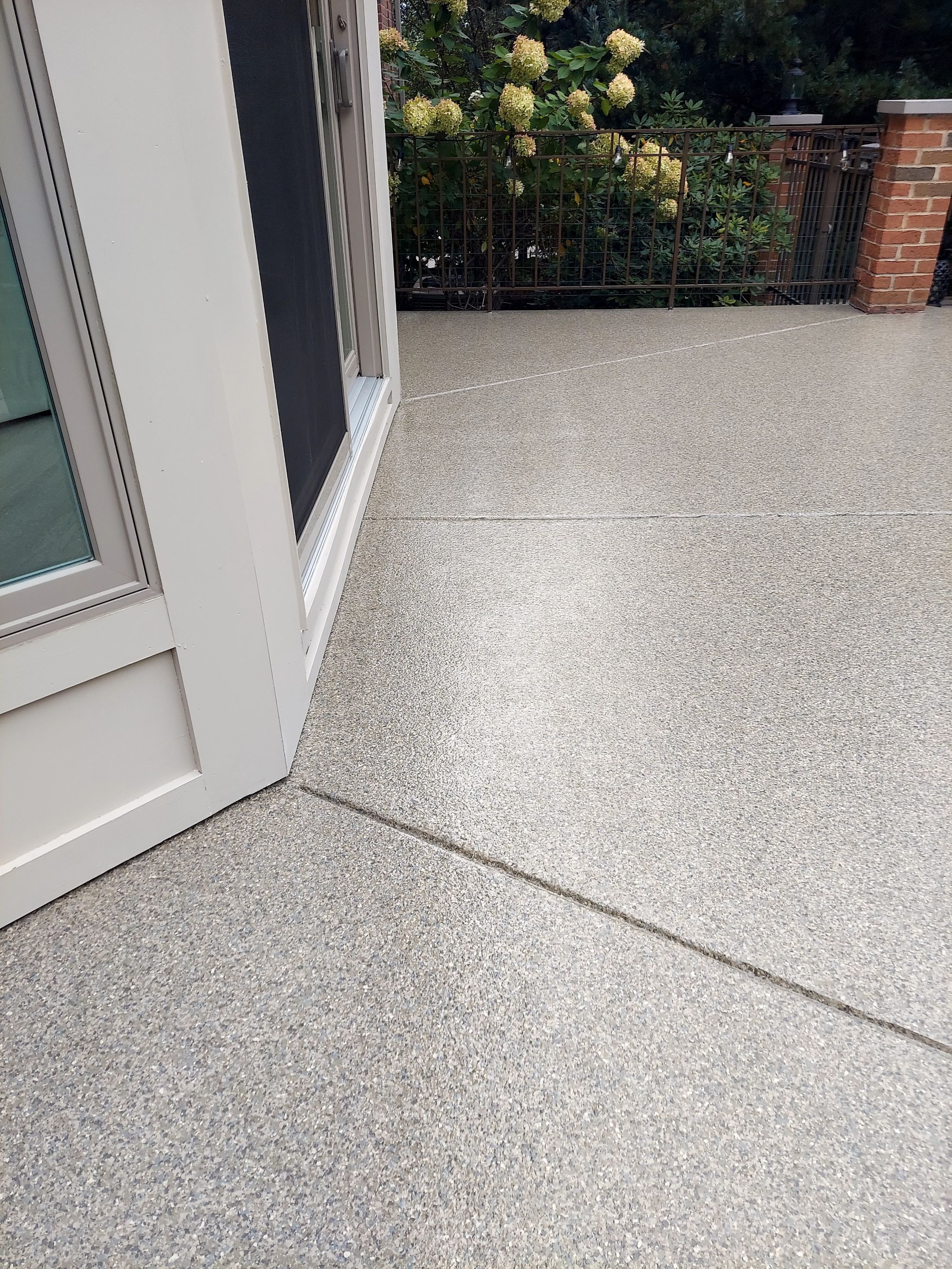 Patio in Trail Mix - Hermitage, PA by Alexander Concrete Coatings