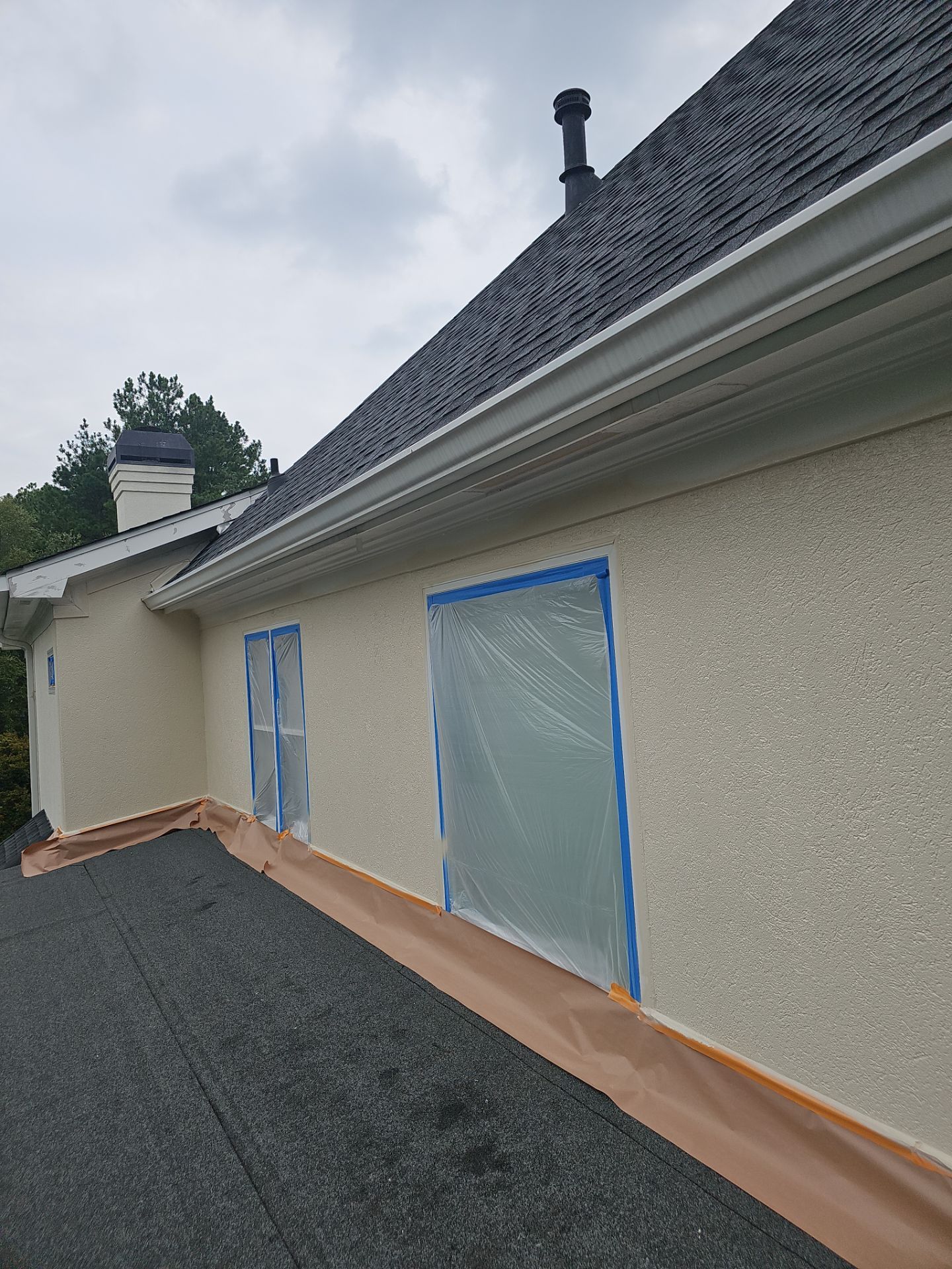 Exterior Transformation in Jonhs Creek by Atlanta's Paint Doctor