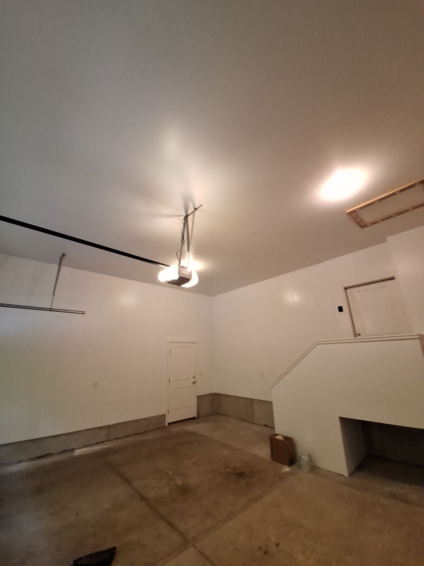 Garage Transformation in West Michigan | Full Interior Repaint & Epoxy Flake Floor in Tidal Wave Blend by Gordon Painting