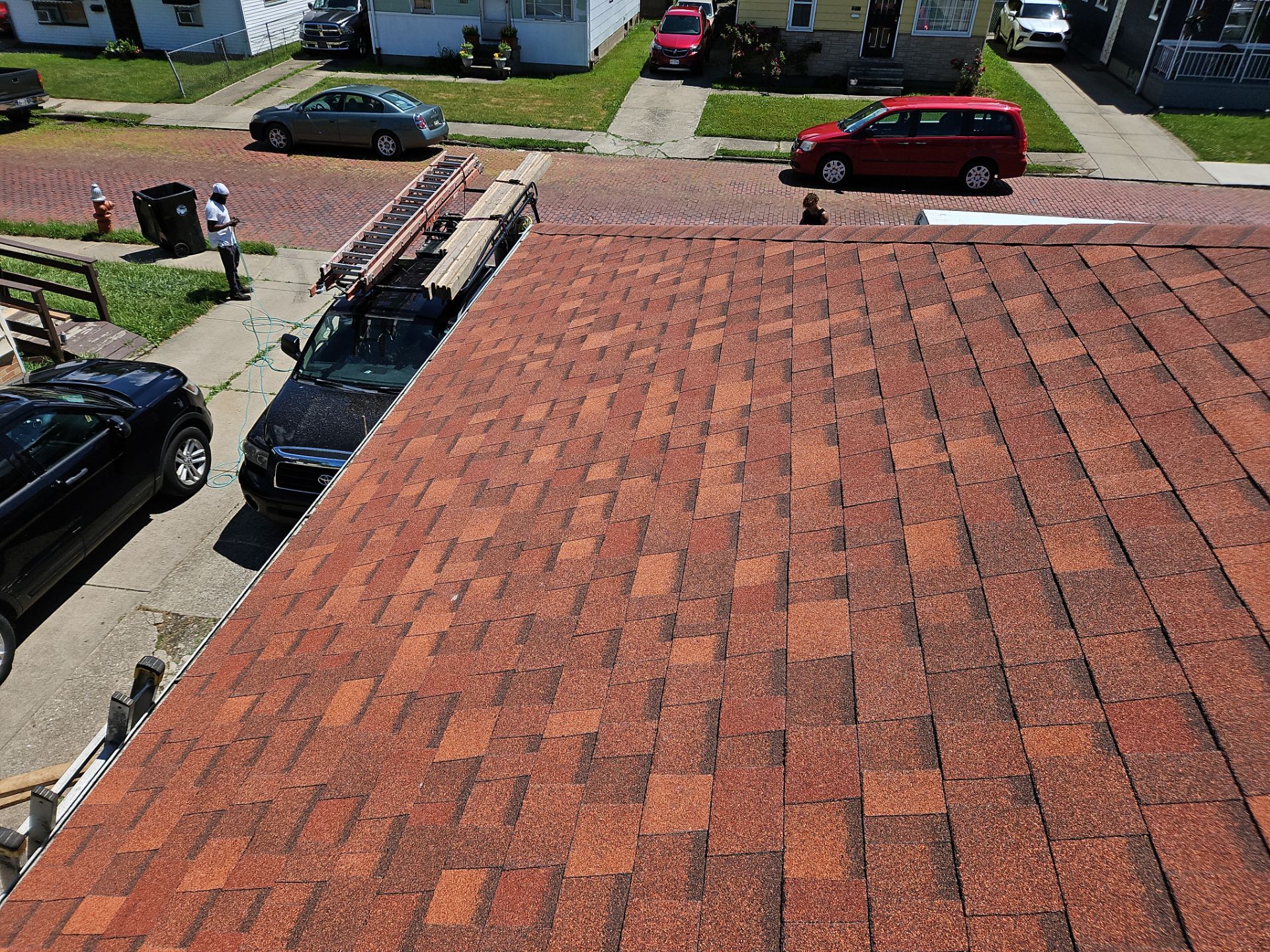 Residential Roof Replacement using Owens Corning Terra Cotta by Absolute Roofing and Construction