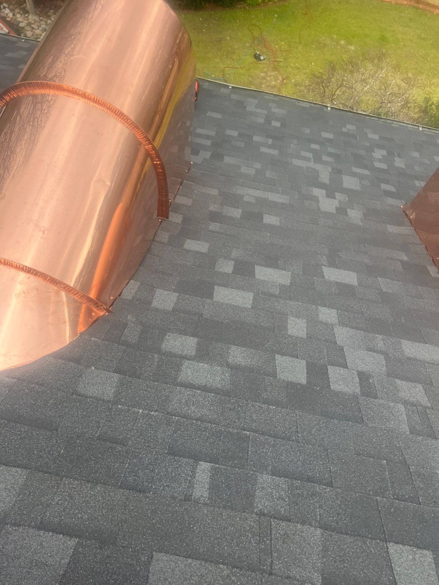 Onyx Black Shingle w/ Copper Upgrades by IAM Roofing LLC