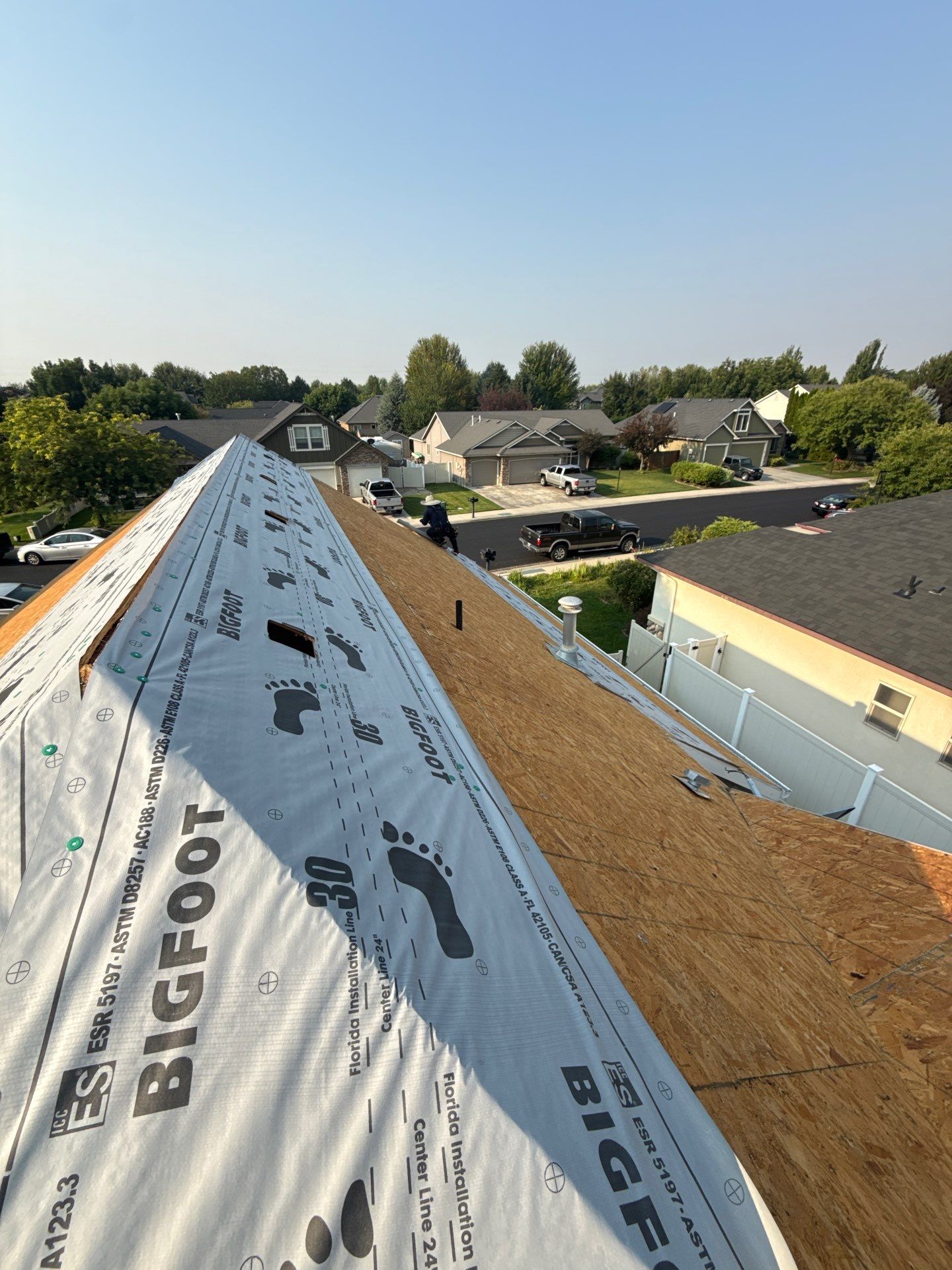 Complete Residential Roof Replacement Featuring Architectural Shingles in Meridian by Olive Roofing