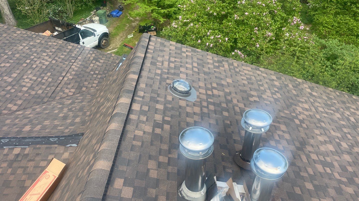 Roof Replacement w/ Skylights in Baltimore, MD (IKO Dynasty) by American Home Contractors