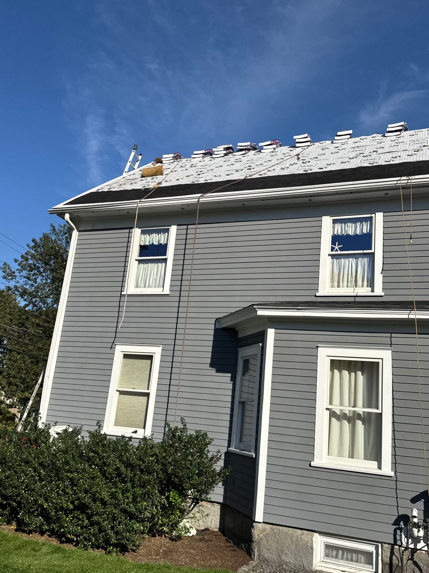 Roof Replacement & Chimney Removal – Westford, MA by Mighty Dog Roofing of Greater Middlesex County