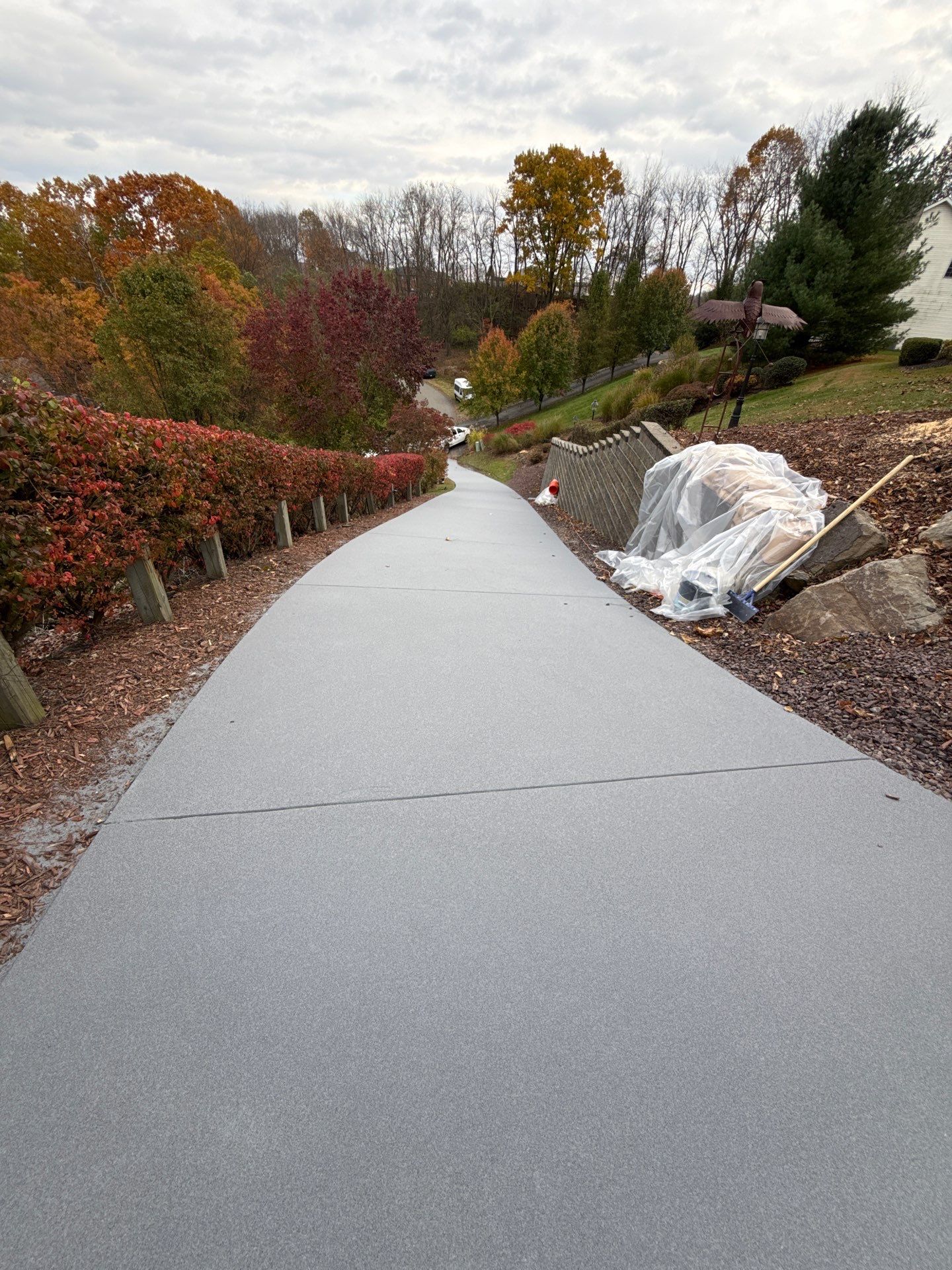 Steep Driveway Project in Sarver by Floors in a Day, Inc