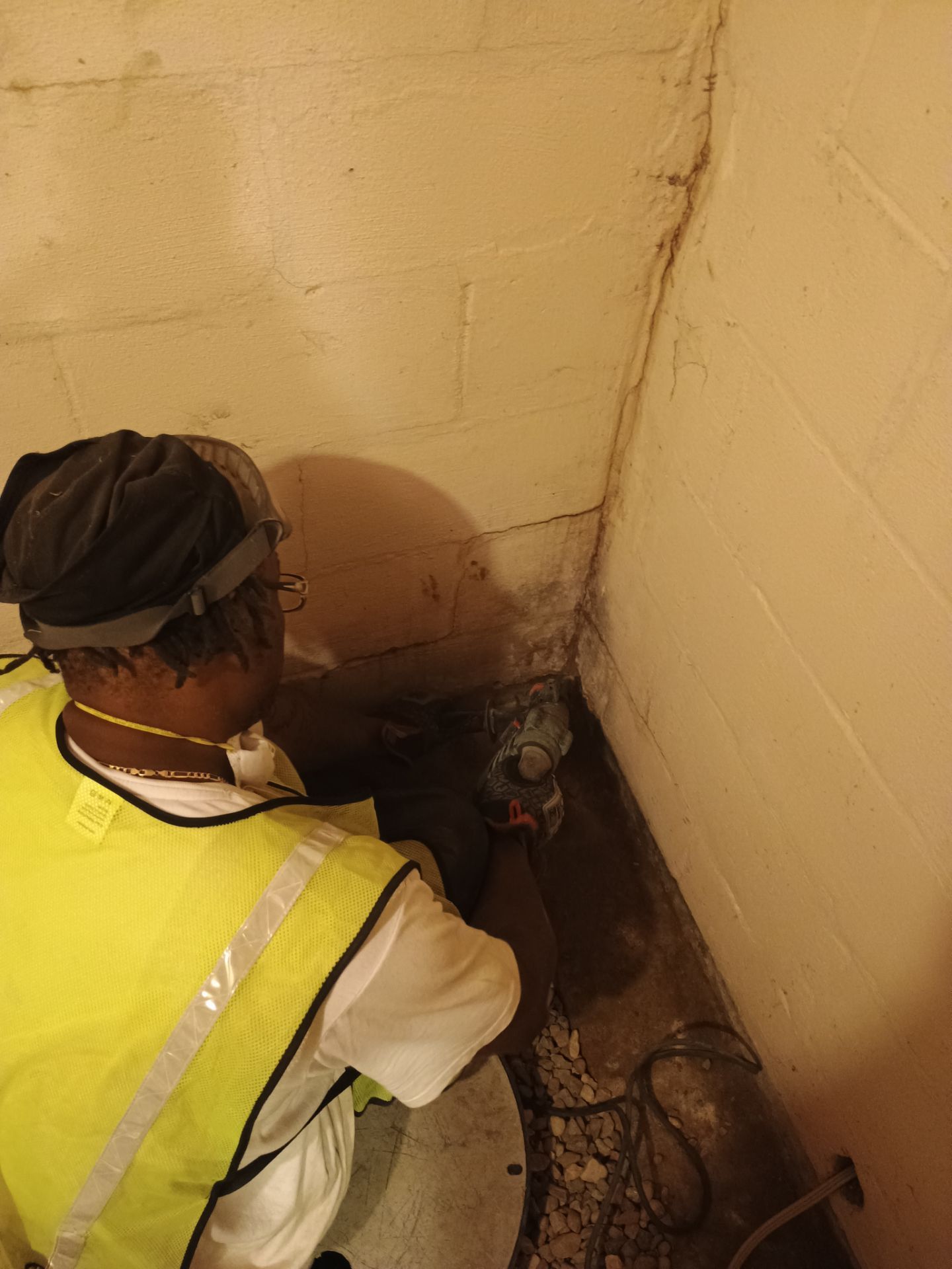 Sump Basin & Discharge Completion in St. Paul, MN by Waterproofing Northeast