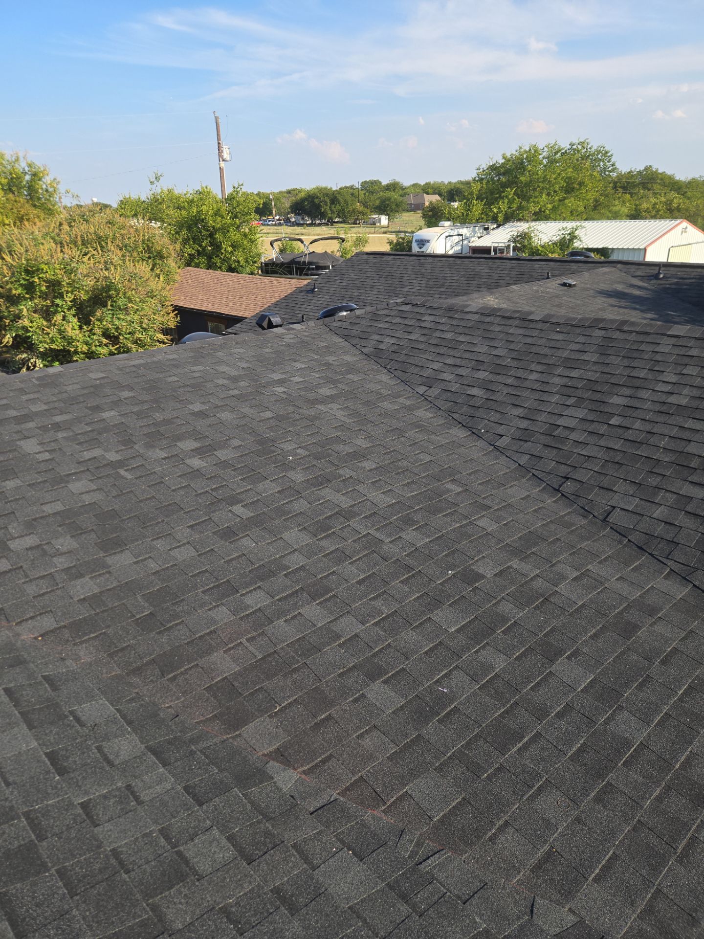 Project in Justin by Lonestar Roofing and Restoration LLC.