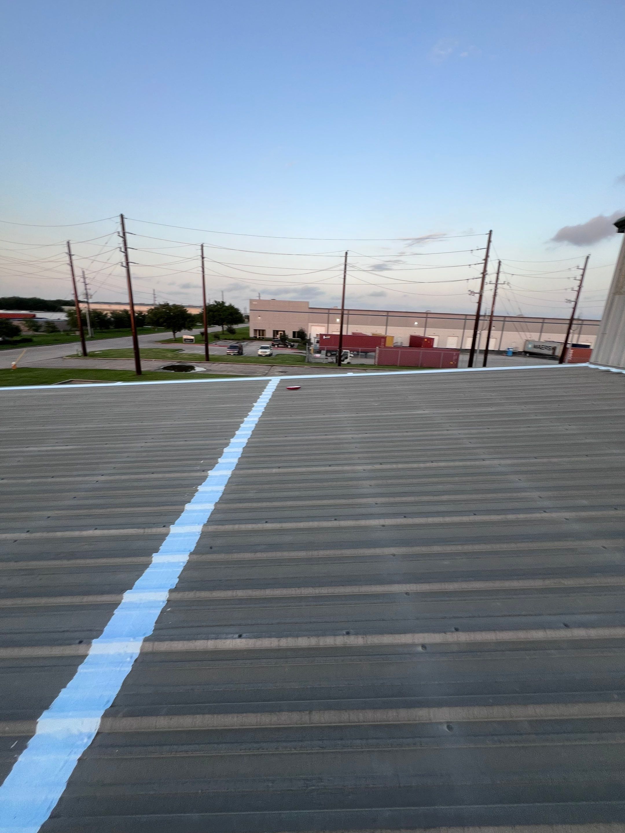 Hail Damage using Metal by Roof Repair Services LLC