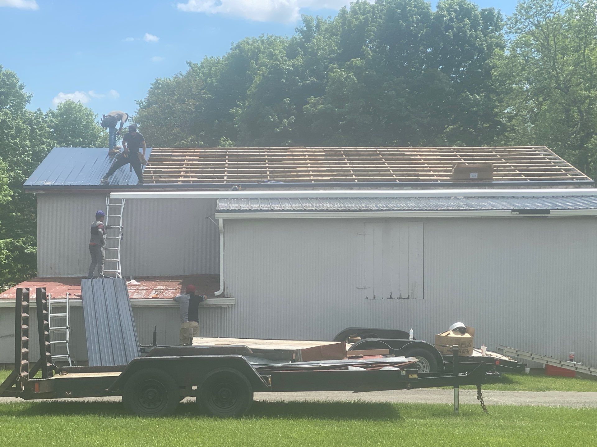 Hail Damage Replacement, Metal Roofing  by Storm Contracting 