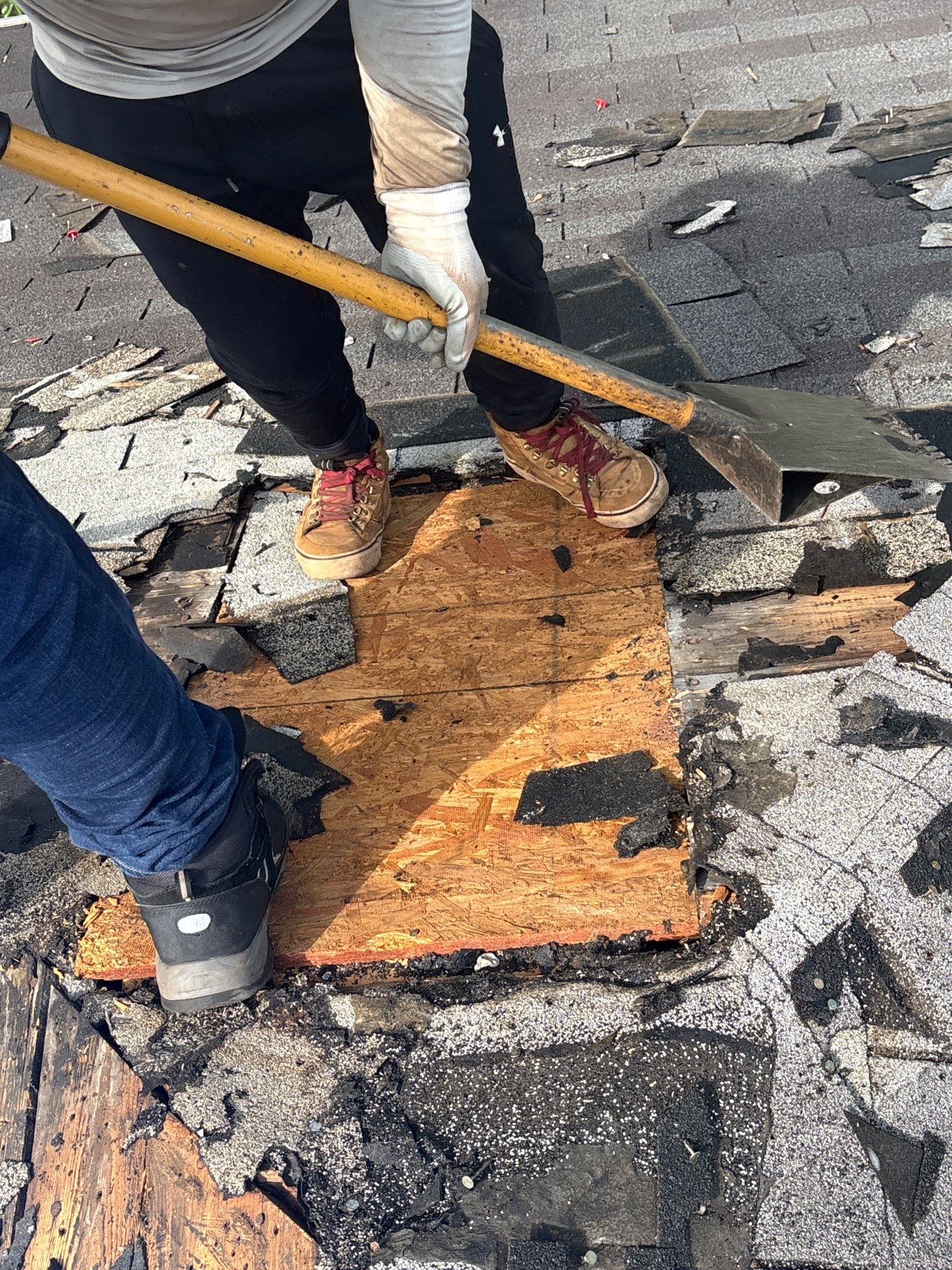 Residential Architectural Shingle Roof Installation and Decking Repair in Greenville by Roofers LLC