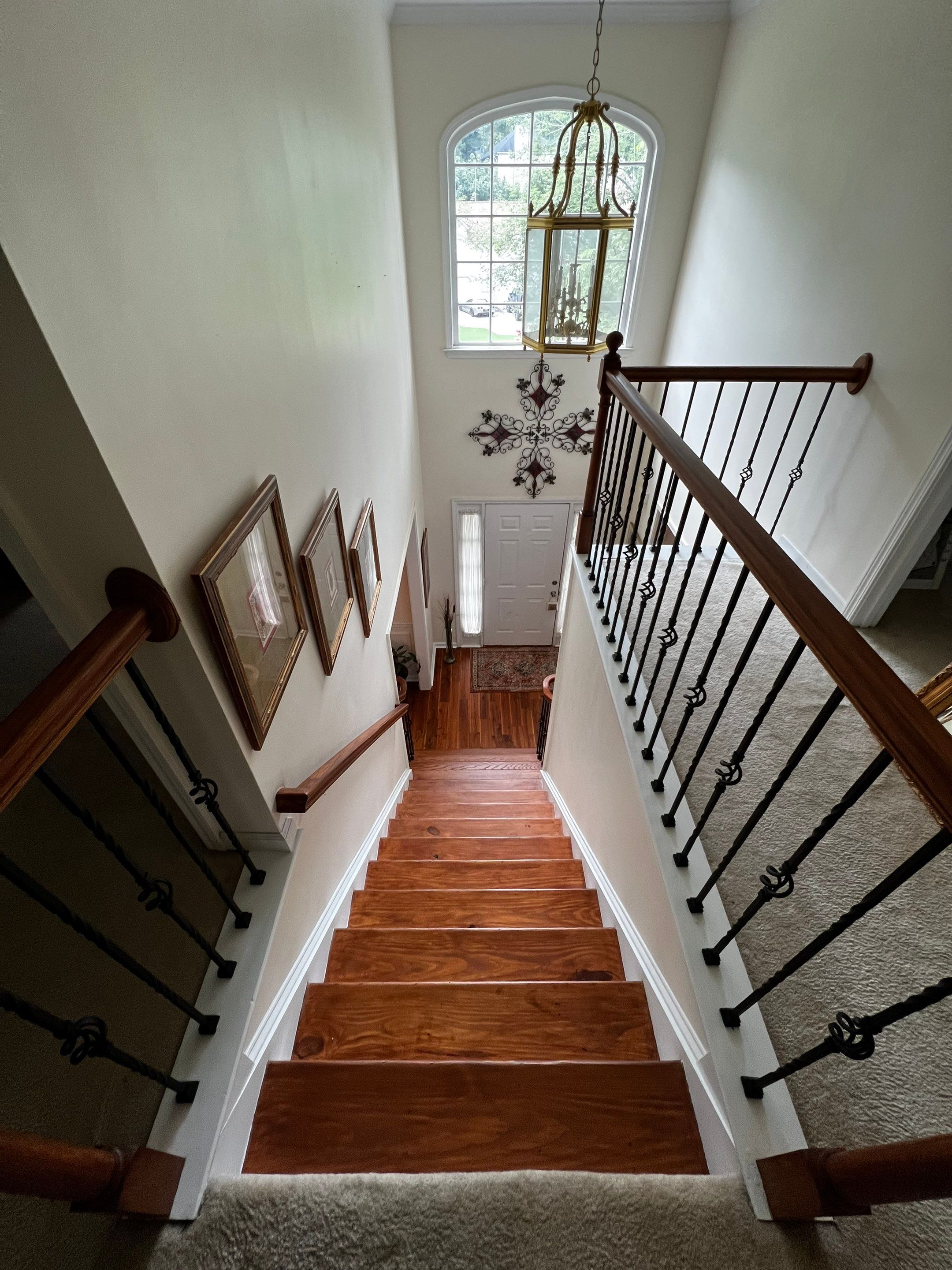 Hardwood Floor Replacement and Staircase Upgrade in Kennesaw Georgia by Swift Home Renovations
