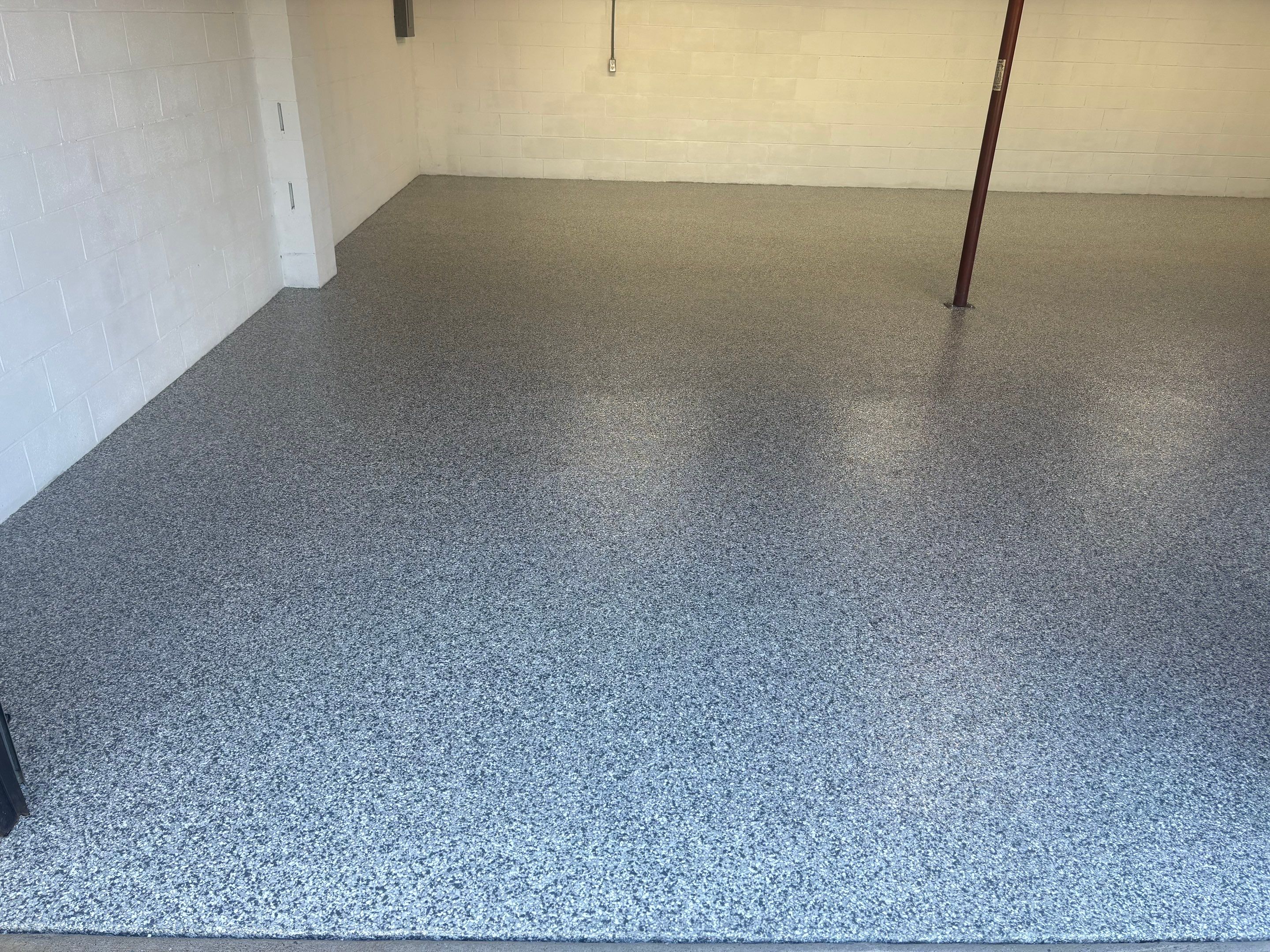 Garage Using Gravel  by Elite Floor Solutions