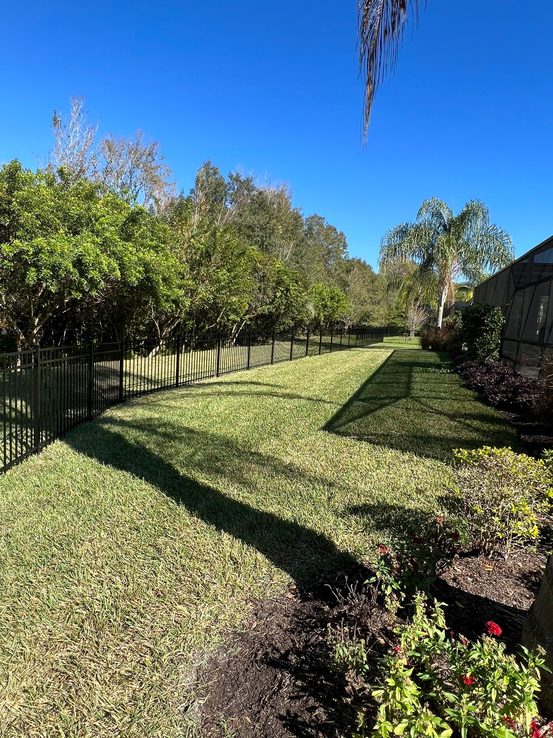 Bradenton, FL  4ft. Tall 3-rail Black Aluminum Fence  by Asap fence and gates, LLC