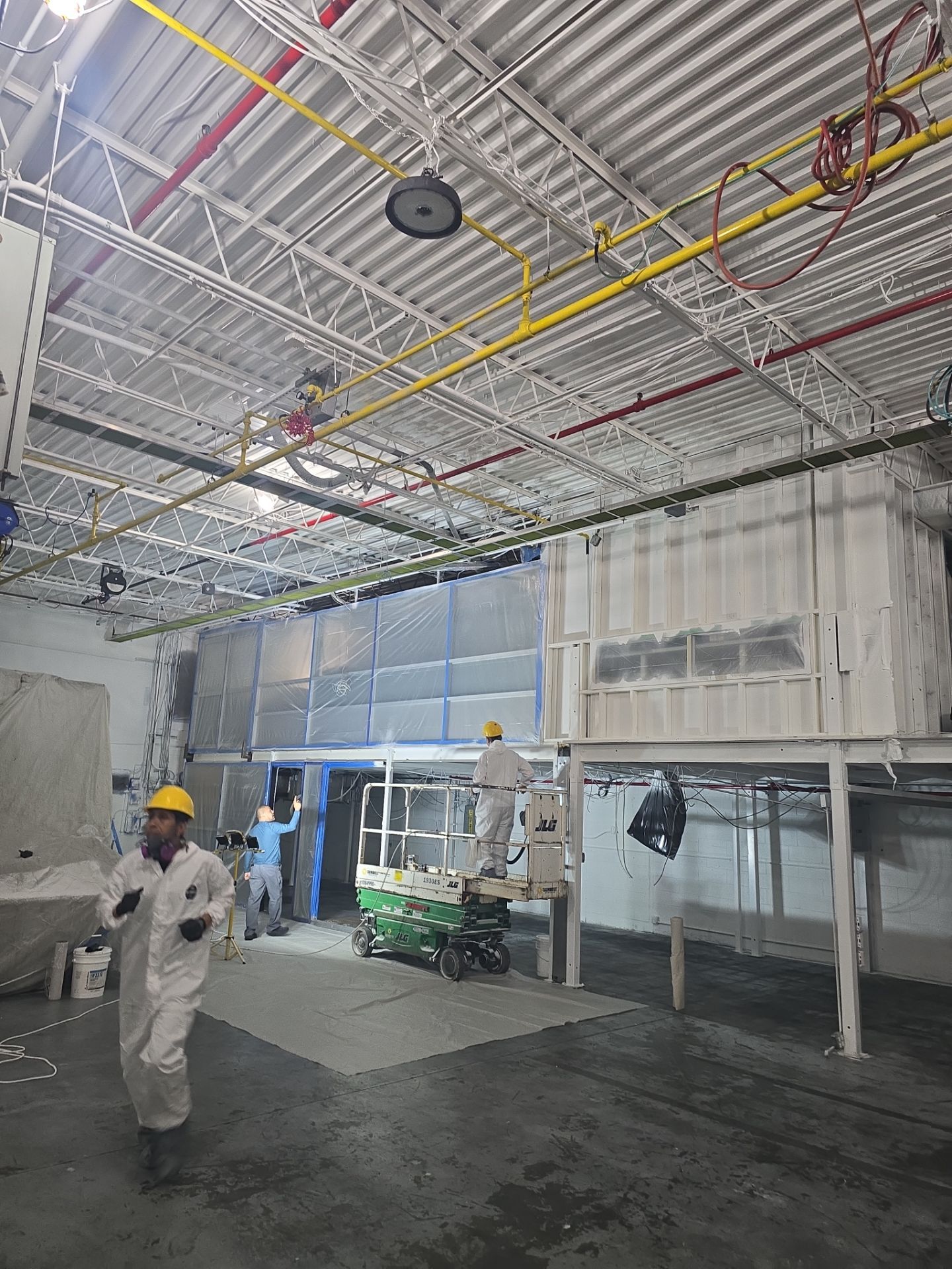 Industrial Warehouse Fire Damage Cleaning and Spray Sealing in Islandia by EMS Restoration Corp
