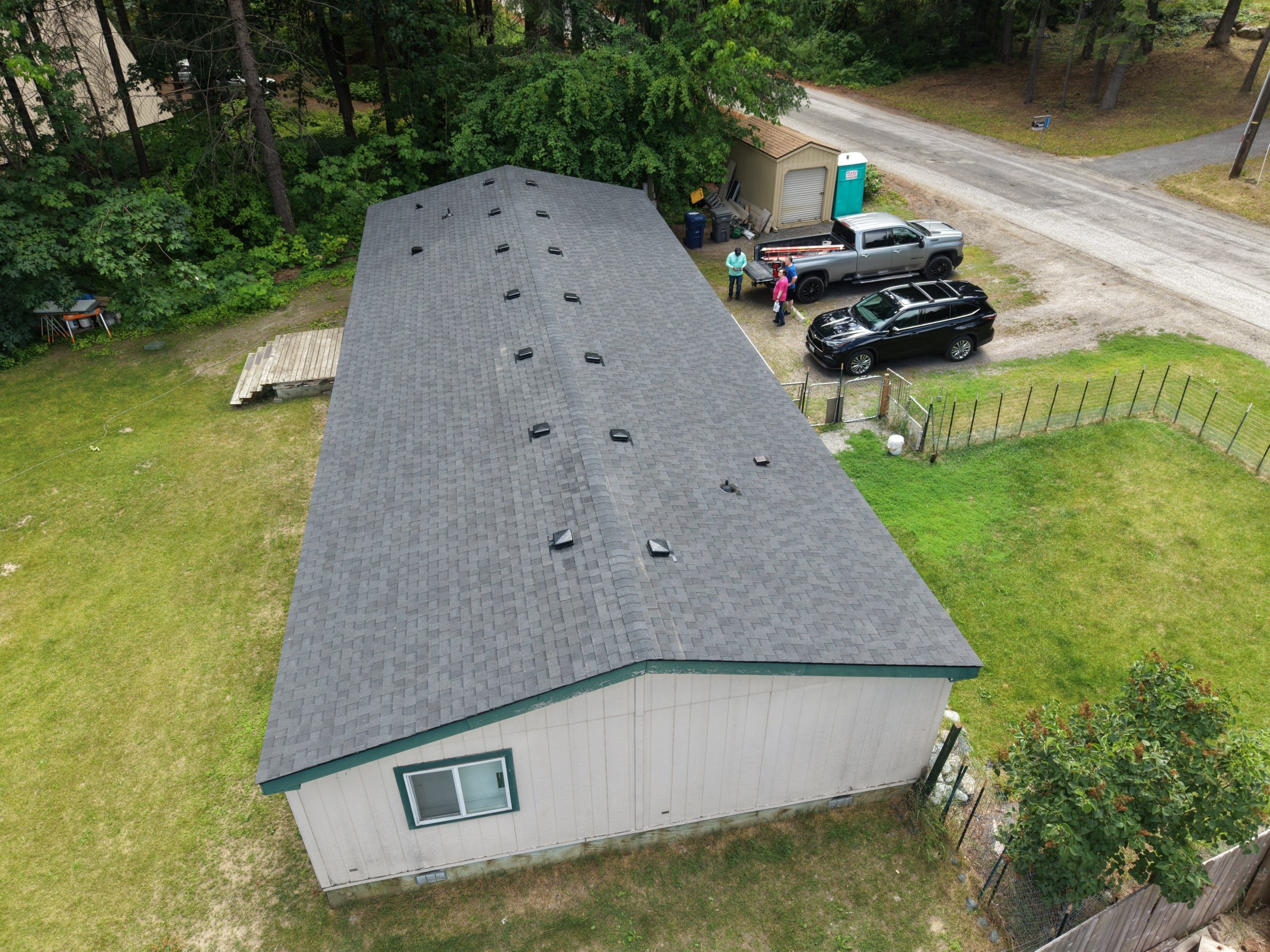 Peshastin Manufactured Home Roof Replacement with CertainTeed Landmark Shingles Hansel Ln Peshastin, WA 98847  The Denali System - Certainteed Landmark® Shingle - Moire Black  by Alpine Roofing