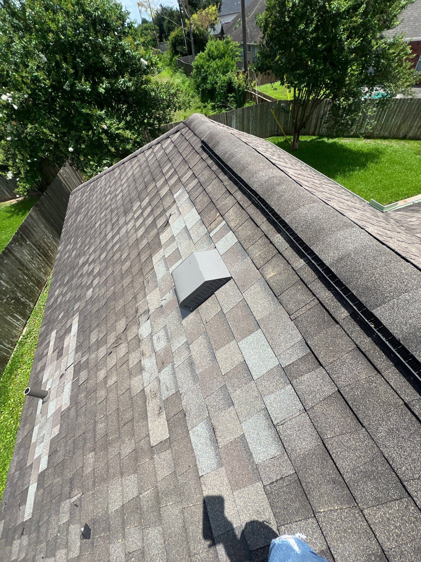 Hail Damage using Owen's Corning Duration (Lifetime) Shingles by Roof Repair Company