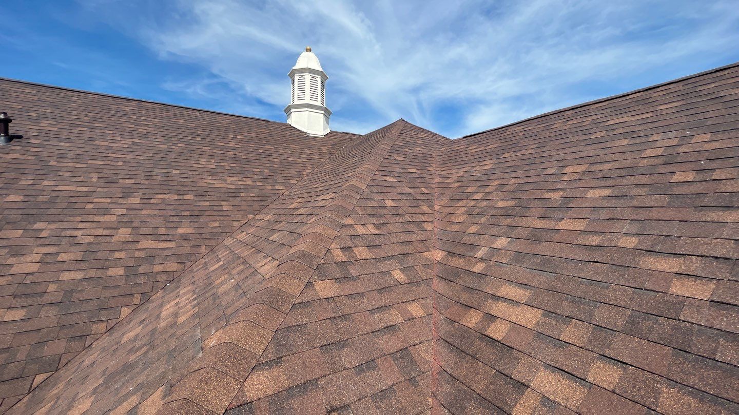 Commercial Roofing Installation using Performance Shingles by Mr. Roofer