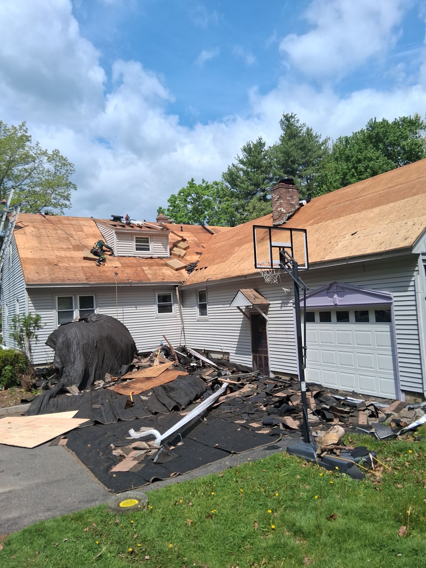 Residential Roofing Installation in Goffstown Featuring Architectural Shingles by Tall pine roofing