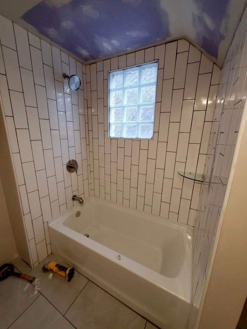 Full Bathroom Remodel by Greenspring Construction Services