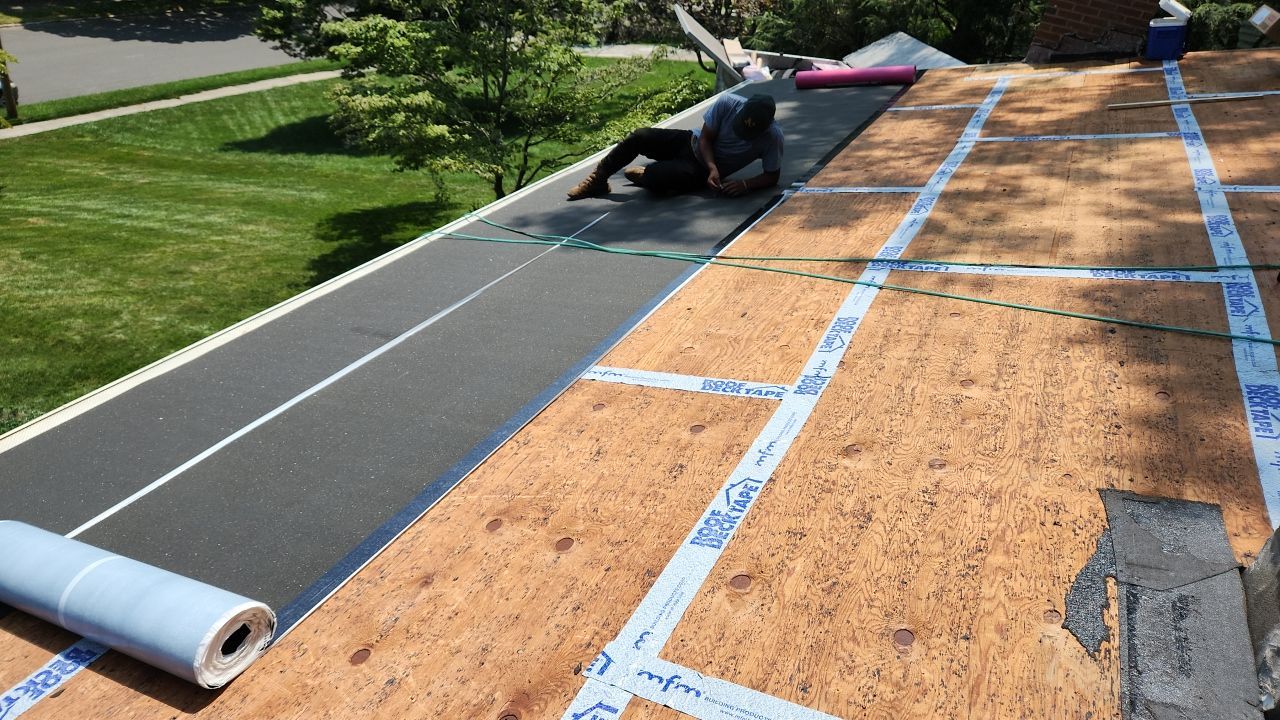 Residential Roofing Installation using Owens Corning Duration Driftwood by A Plus Exterior