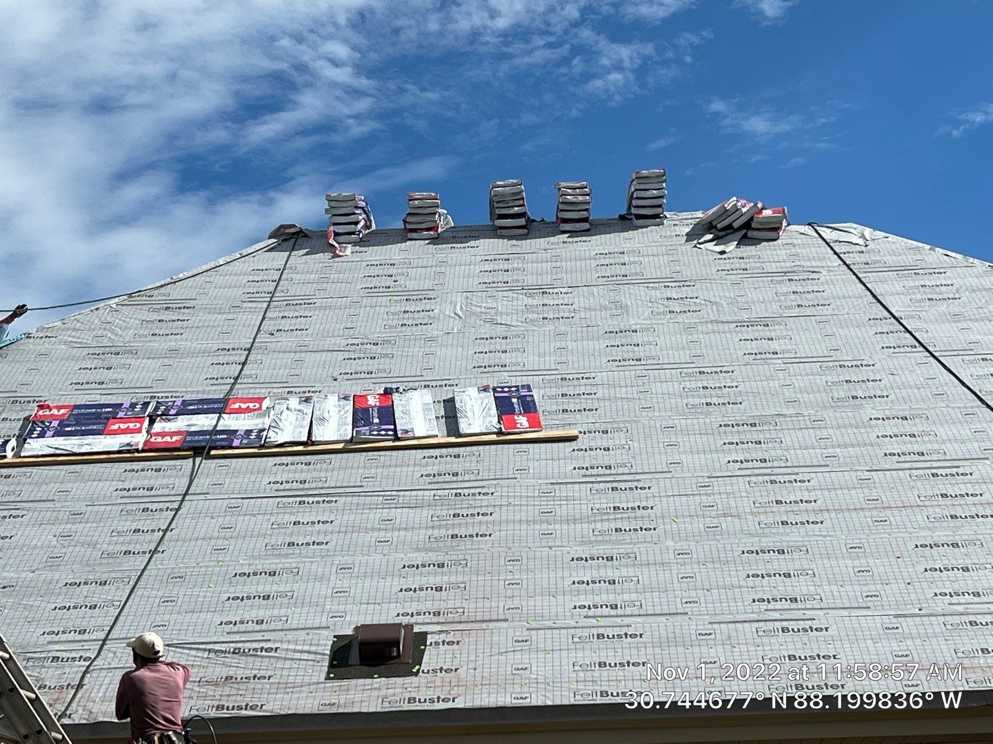 Residential Roofing Installation using Roof Replacement by American Roofing & Construction LLC