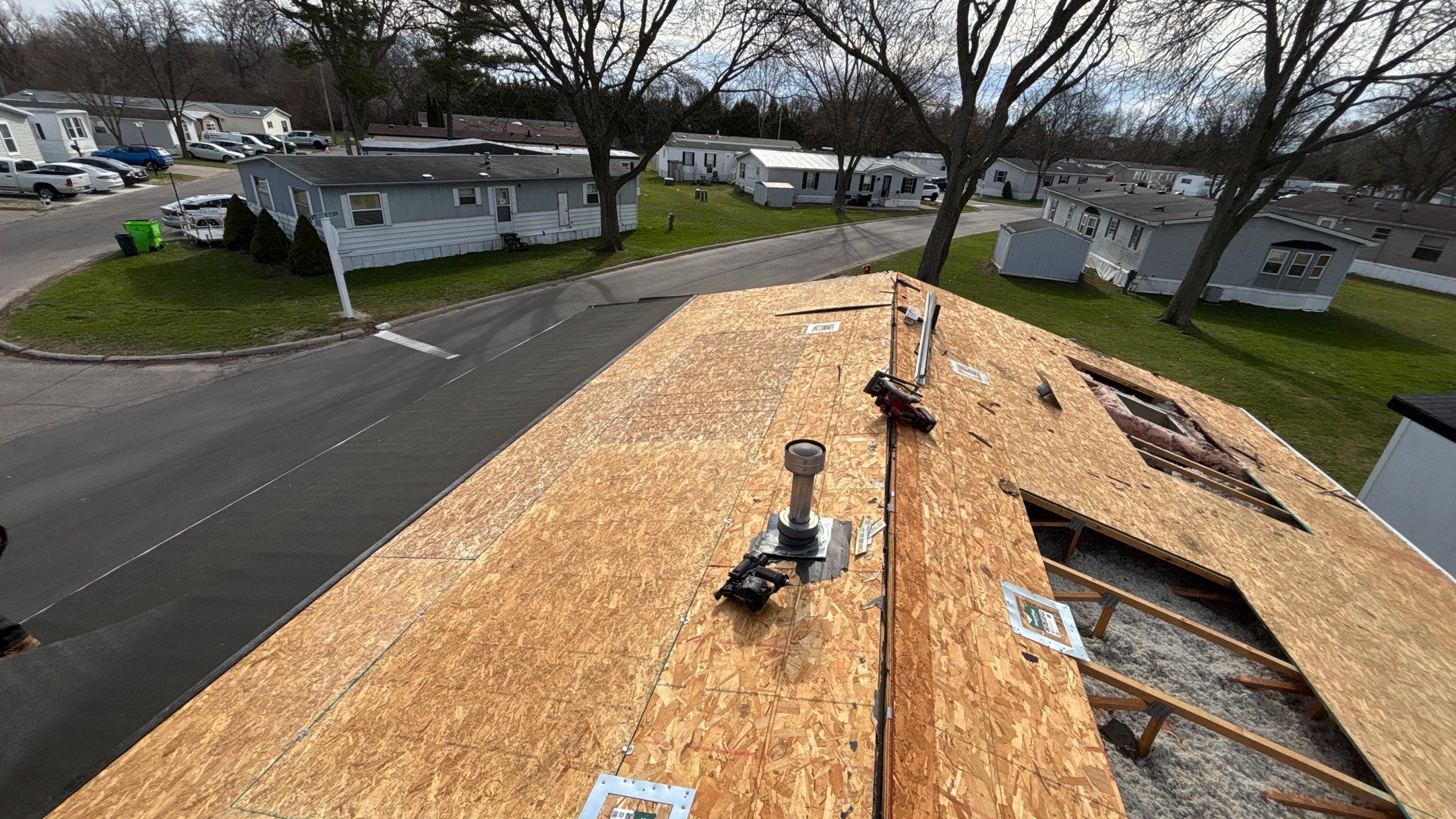 Roof Replacement using Owens Corning Sierra Gray by 180 Contractors