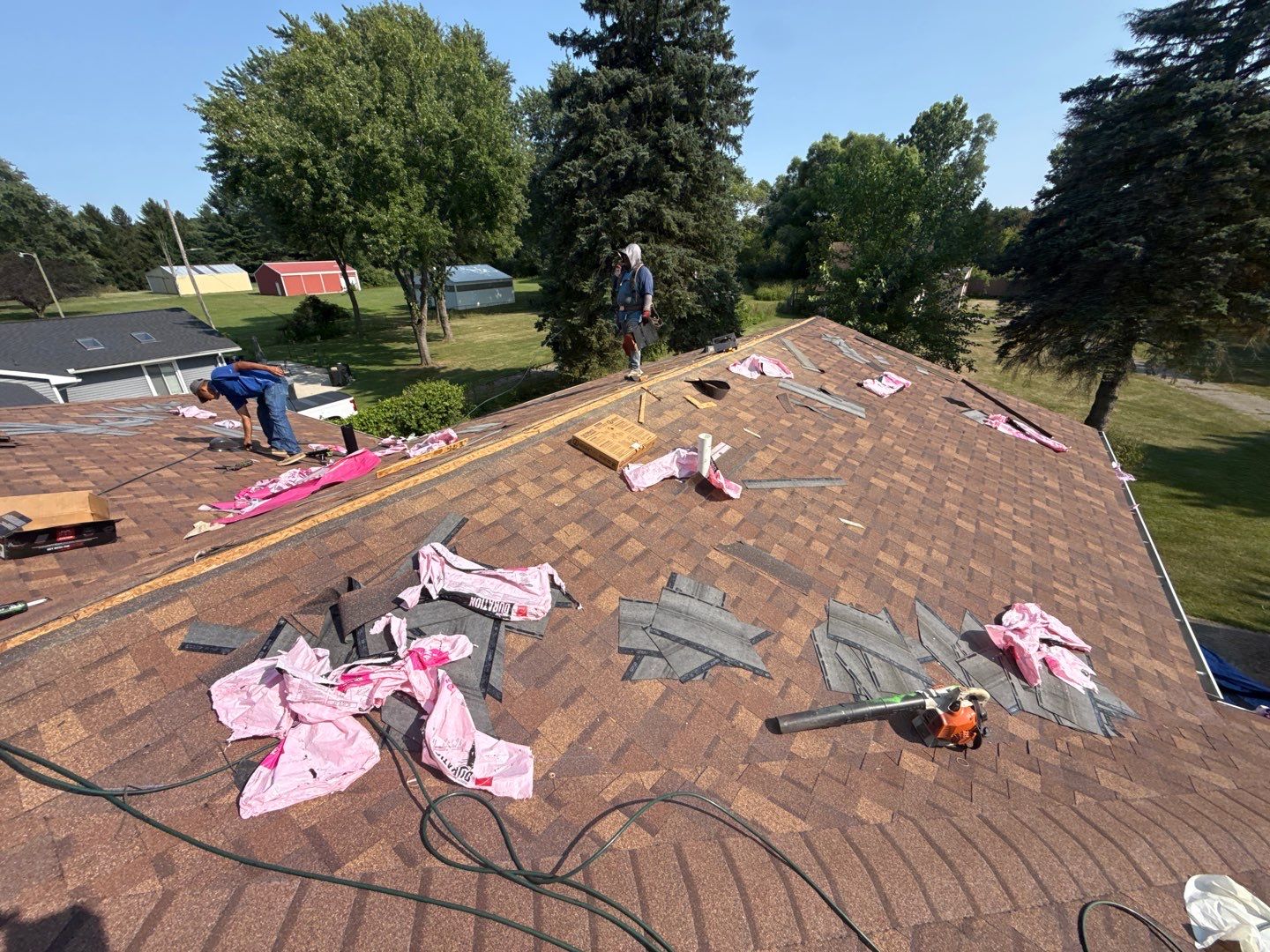 Roof Replacement using Owens Corning Tru Definitions by 180 Contractors