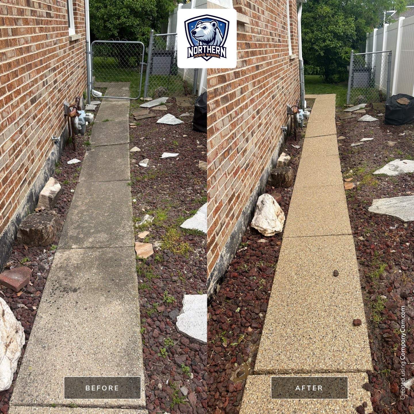 Trex Deck and Concrete Surface Cleaning by Northern Power Washing LLC.