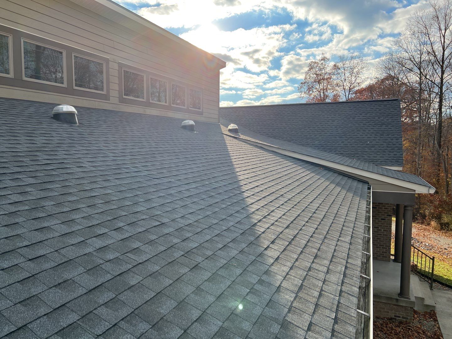 Solar Roof using GAF Decotech integrated panels by American Home Contractors