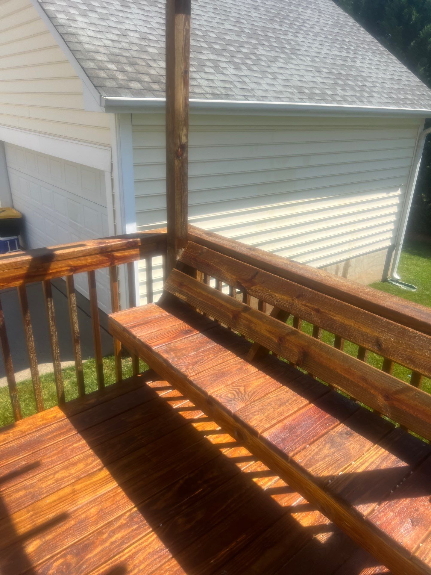 Deck using Wood Sealant and Stain by DuraSeal