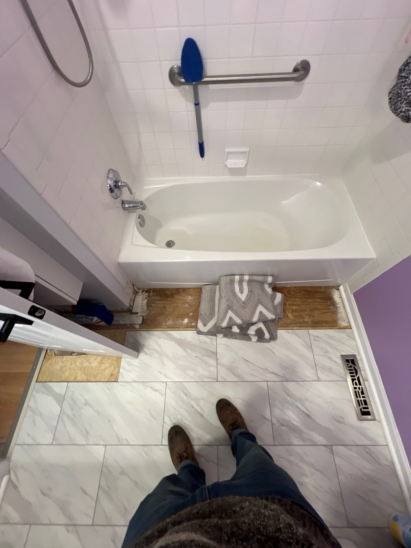 Bathroom Remodel using Acrylic by The Shower Company