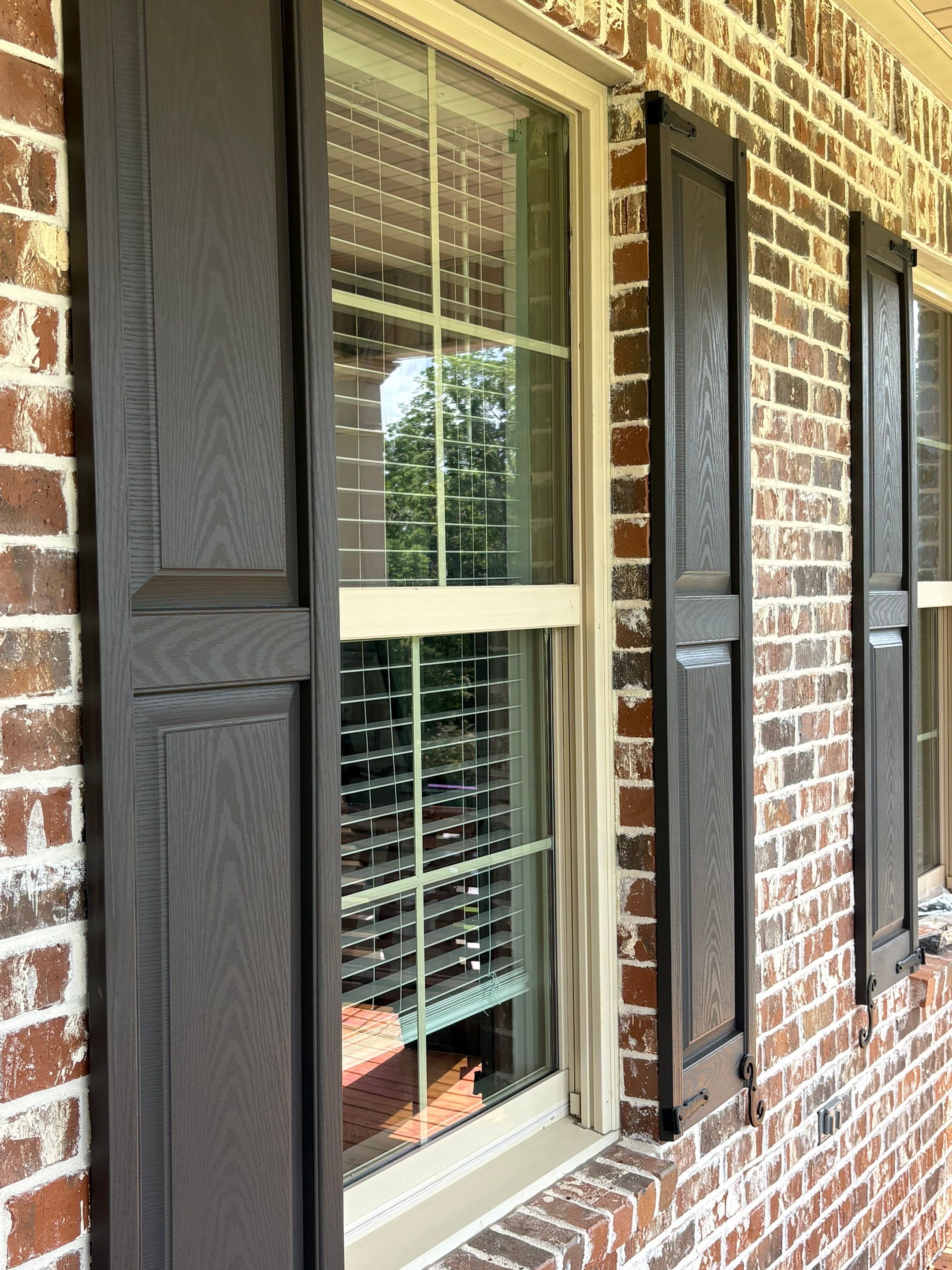 Exterior Shutters Project in Gurley by Blinds and Borders