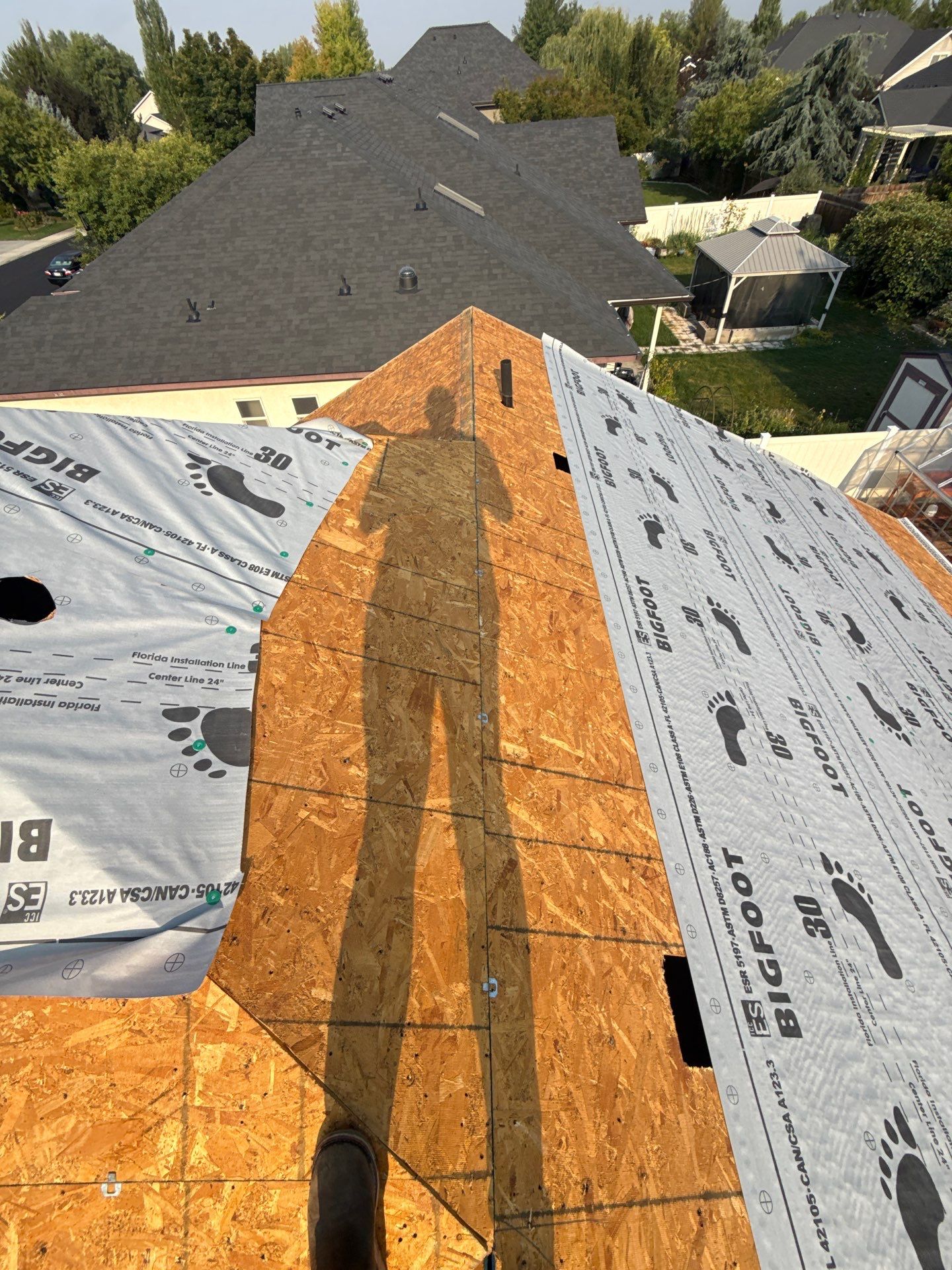 Complete Residential Roof Replacement Featuring Architectural Shingles in Meridian by Olive Roofing