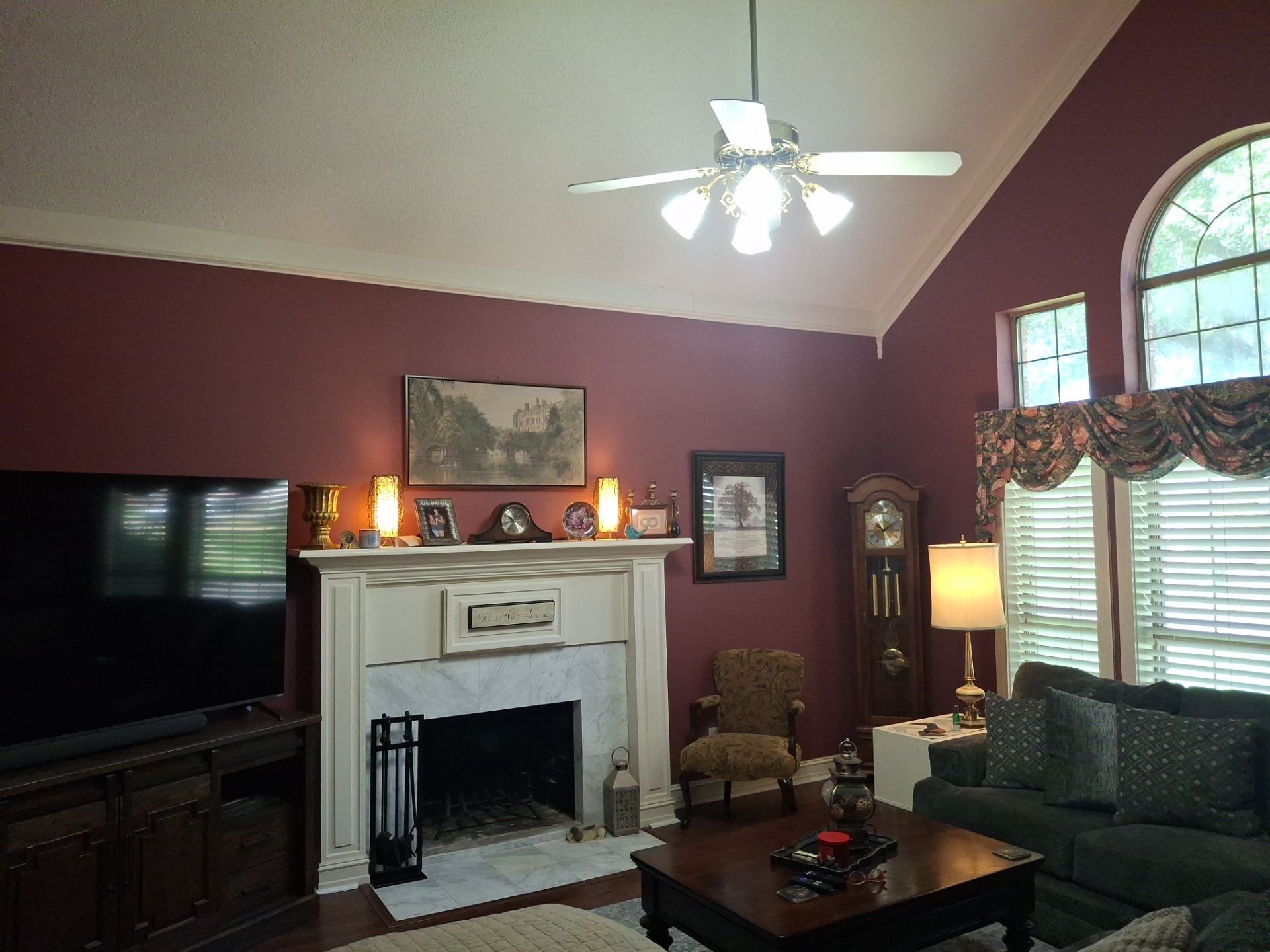 From Dark Burgundy to Fresh & Bright | Longview, TX Interior Painting by Quality Coats Painting