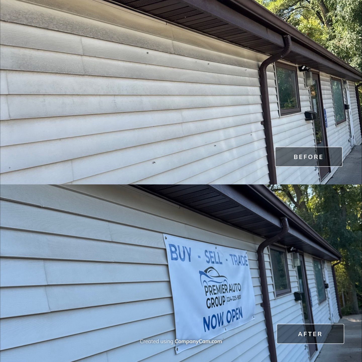 Commercial Building Wash Island Lake 176 & Roberts Rd by Simmons Power & Soft Washing