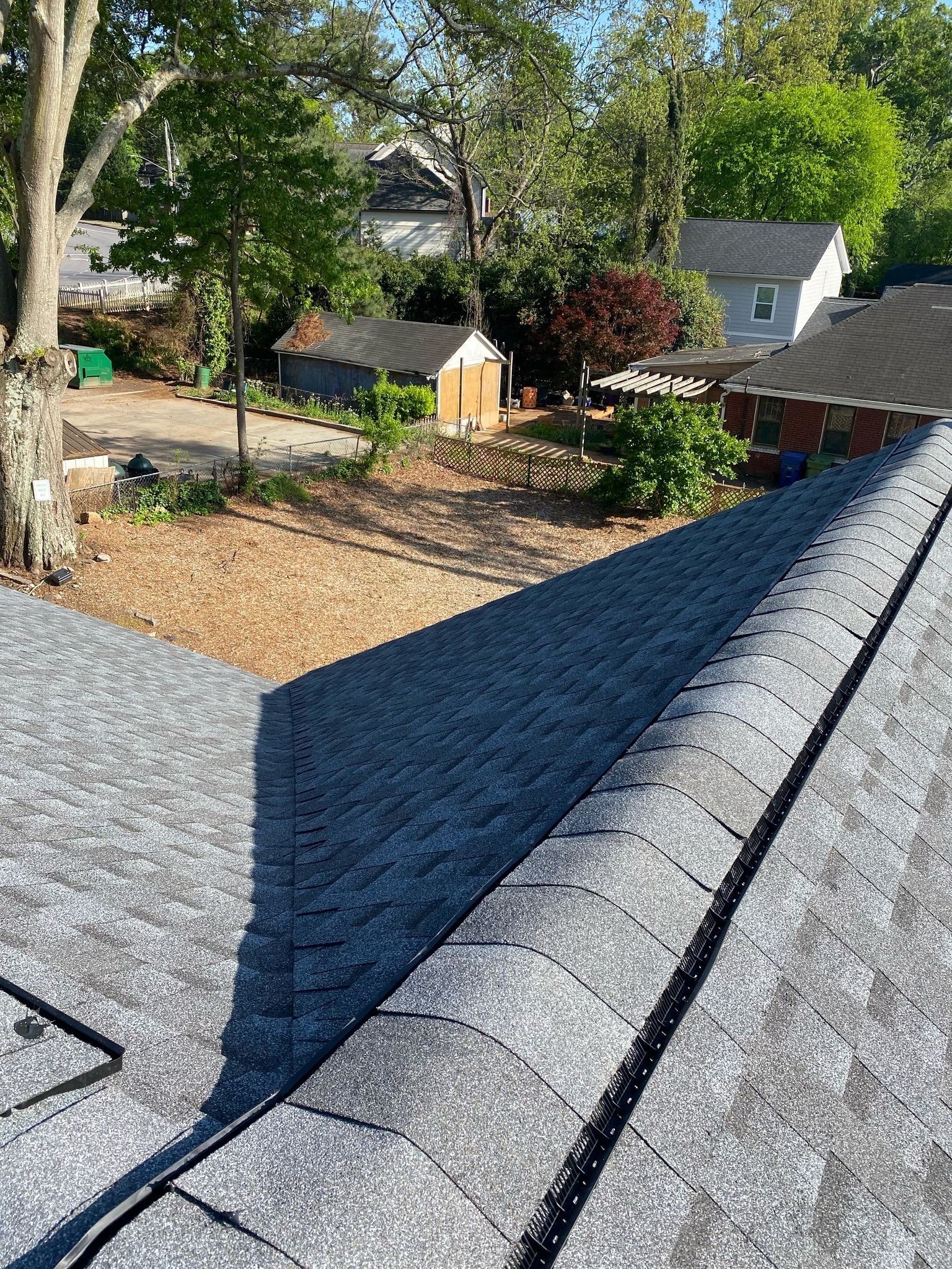 Commercial Roofing Installation using GAF HDZ Architectural Asphalt Shingles | Kirkwood, Atlanta, GA by Mosaic Roofing Company