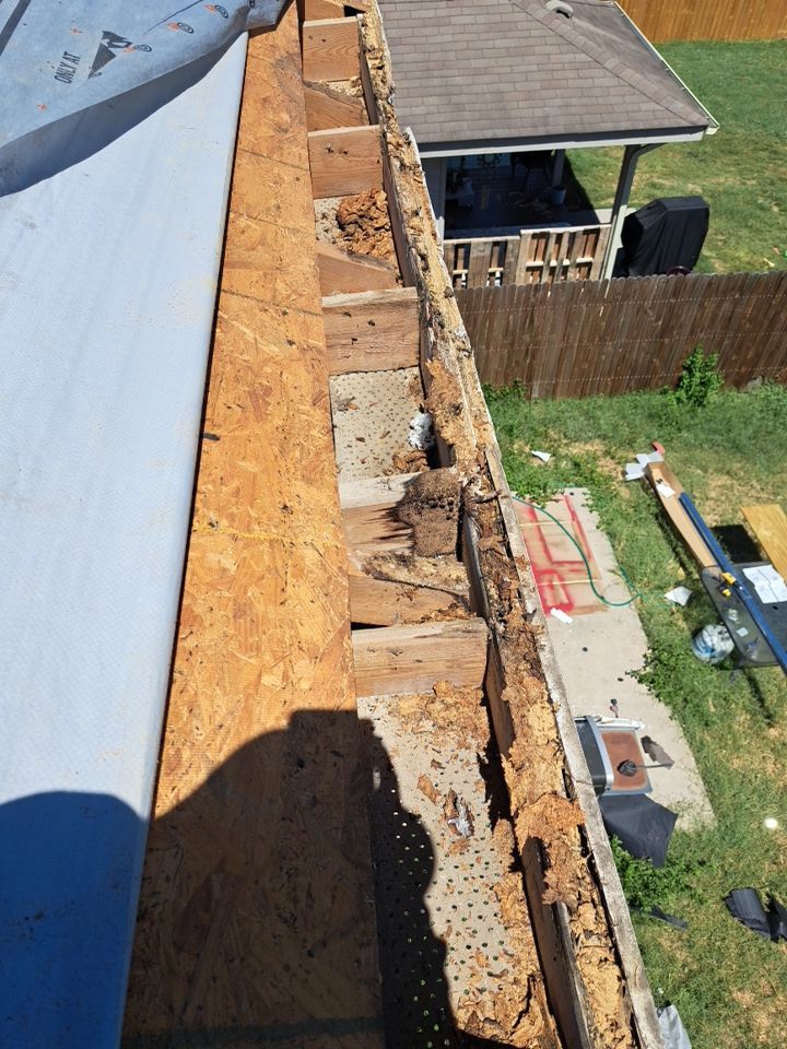 Reroof w/ window repairs by Heaven Sent Roofing, LLC 