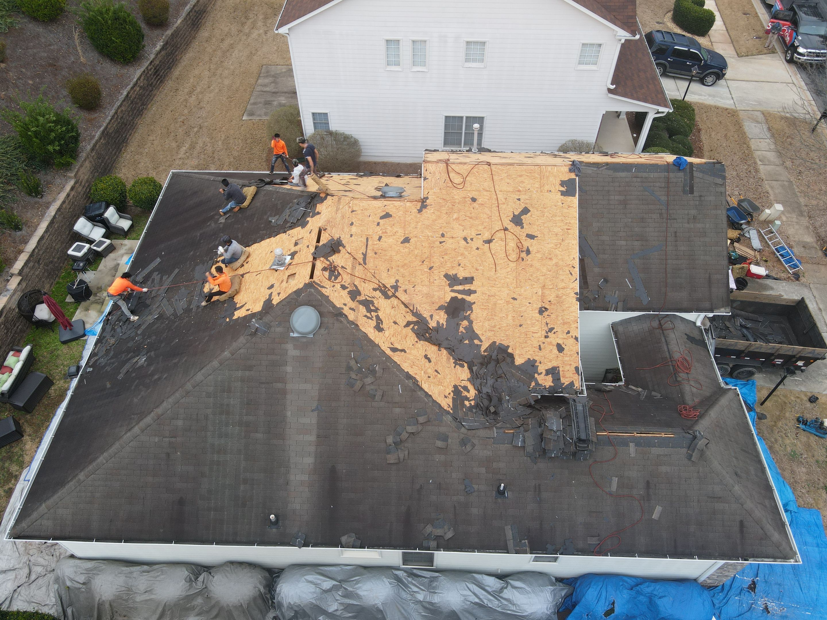 Residential Roofing Installation using Owens Corning by Inspector Roofing and Restoration