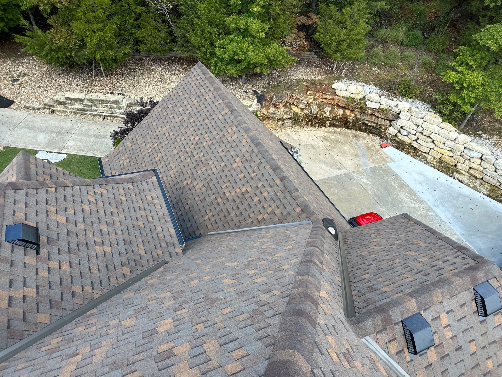 Residential Roofing + Gutters & Downspouts & Gutter Guards Install  by Titan Commercial & Residential Roofing 