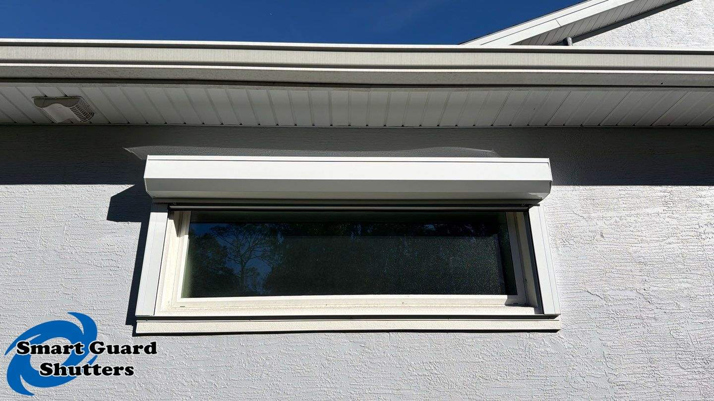 Rolling Shutters in White by Smart Guard Shutters
