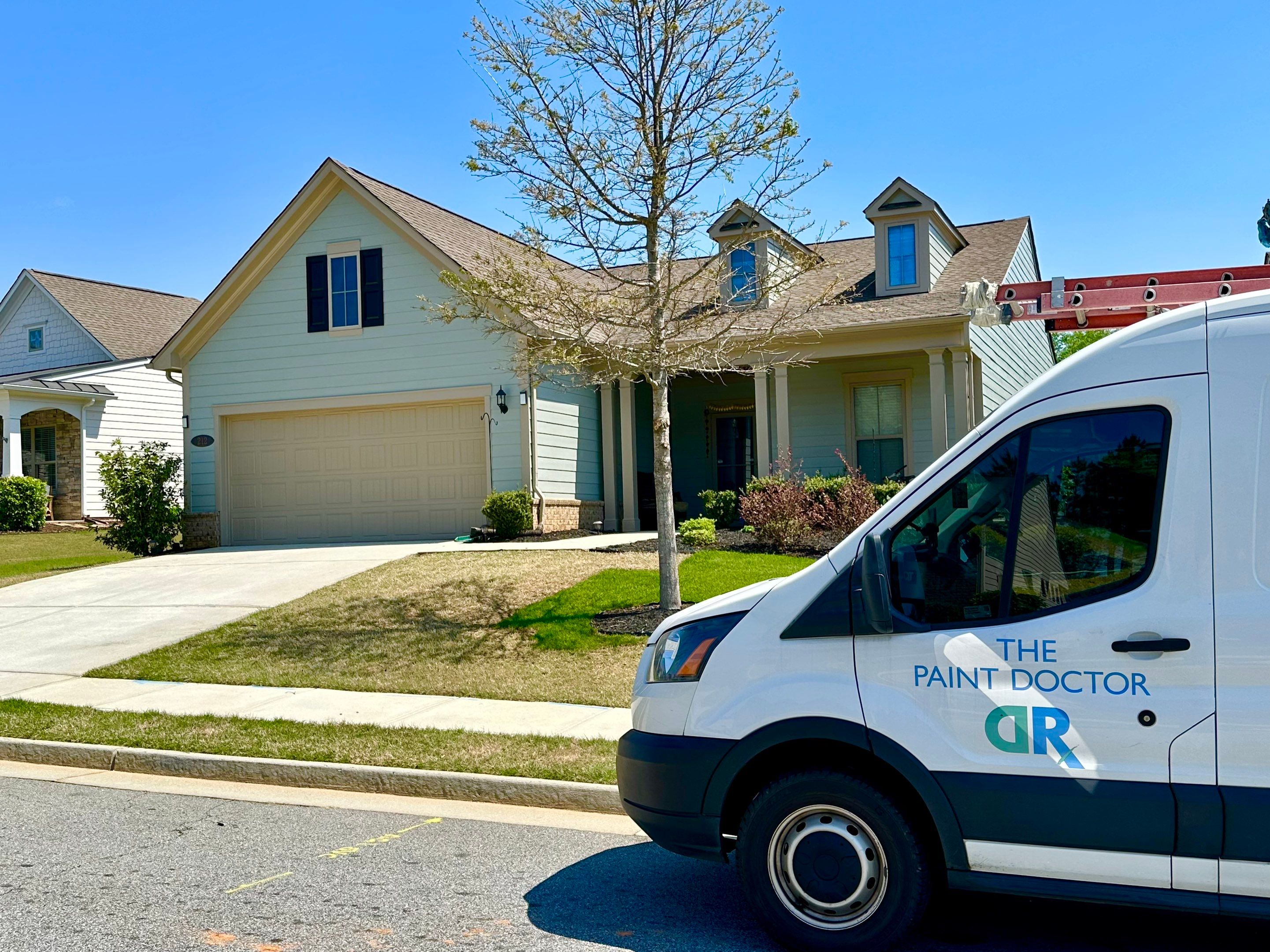 Full Exterior Project in Peachtree City by Atlanta's Paint Doctor