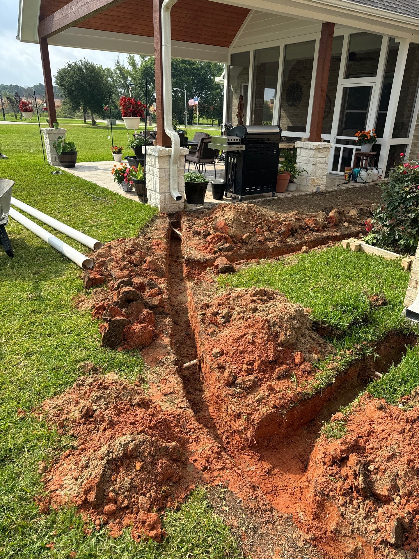 🌟 Mr. & Mrs. Wheeler’s Drainage & Landscape Transformation by Texas Urban Elements
