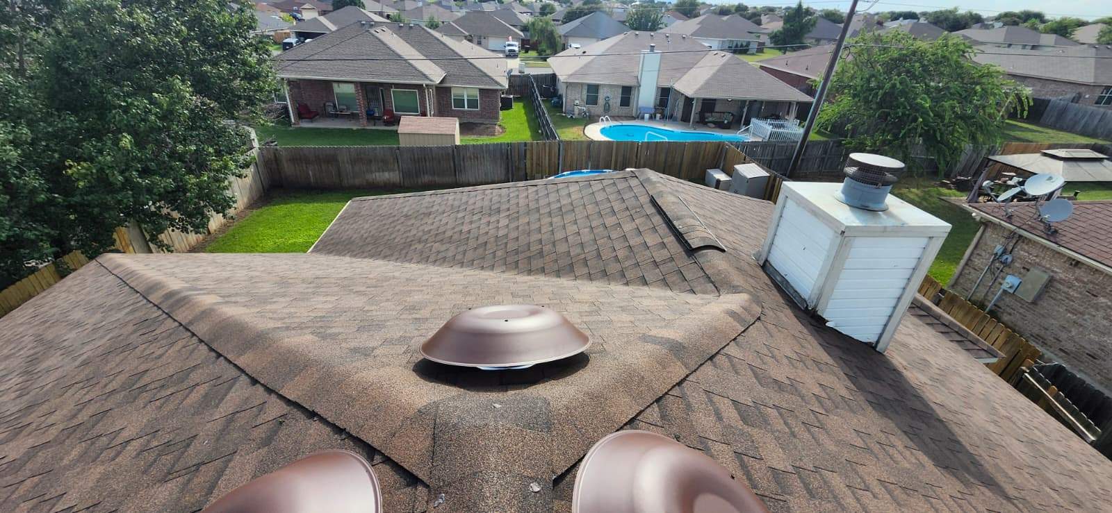 Complete Roof Replacement, Gutter Installation, Chimney Repair, and Window Replacement by Caliber Restoration LLC