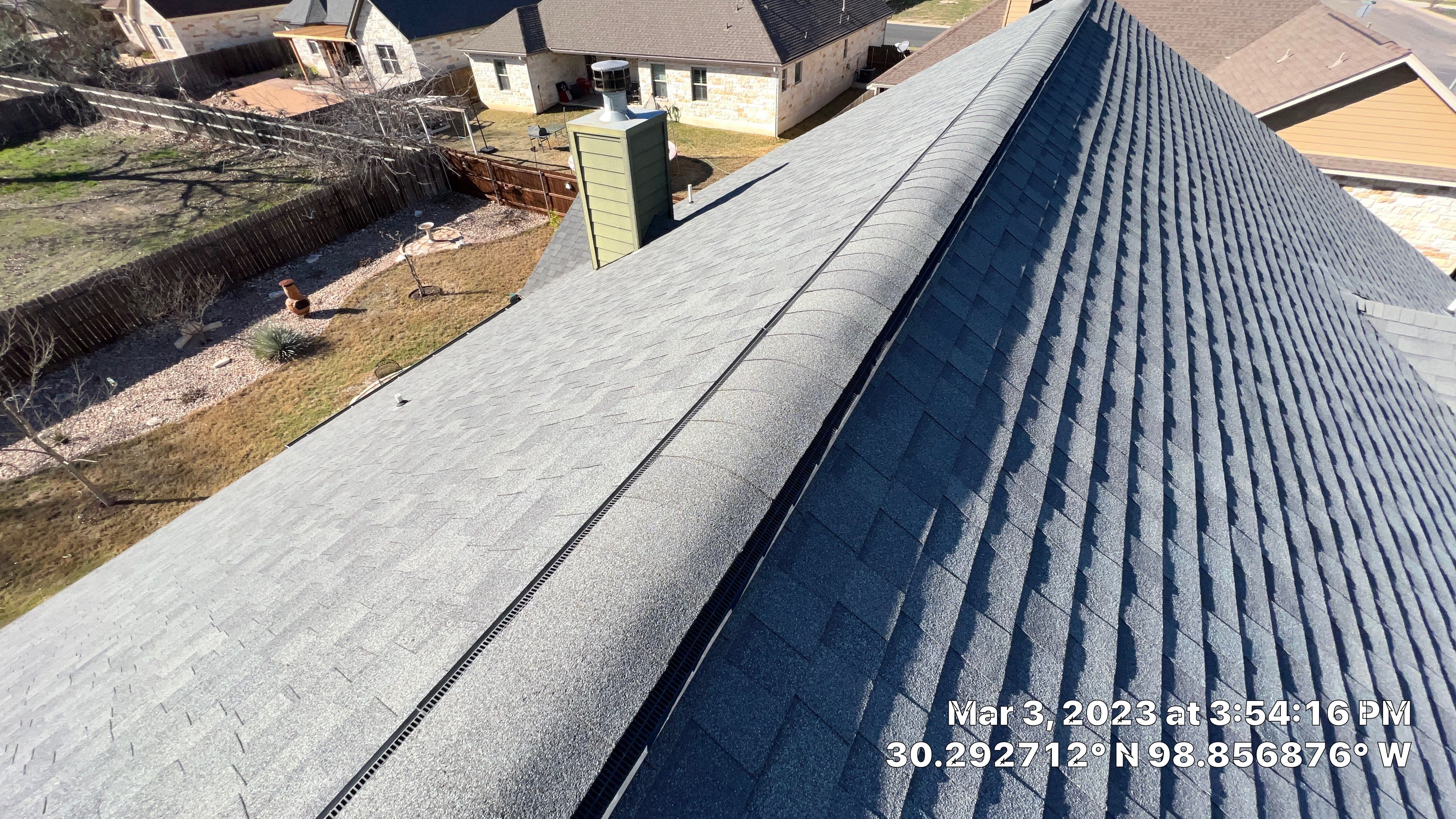 Architectural Shingle Roof Replacement and Gutter Installation in Fredericksburg by Caliber Restoration LLC