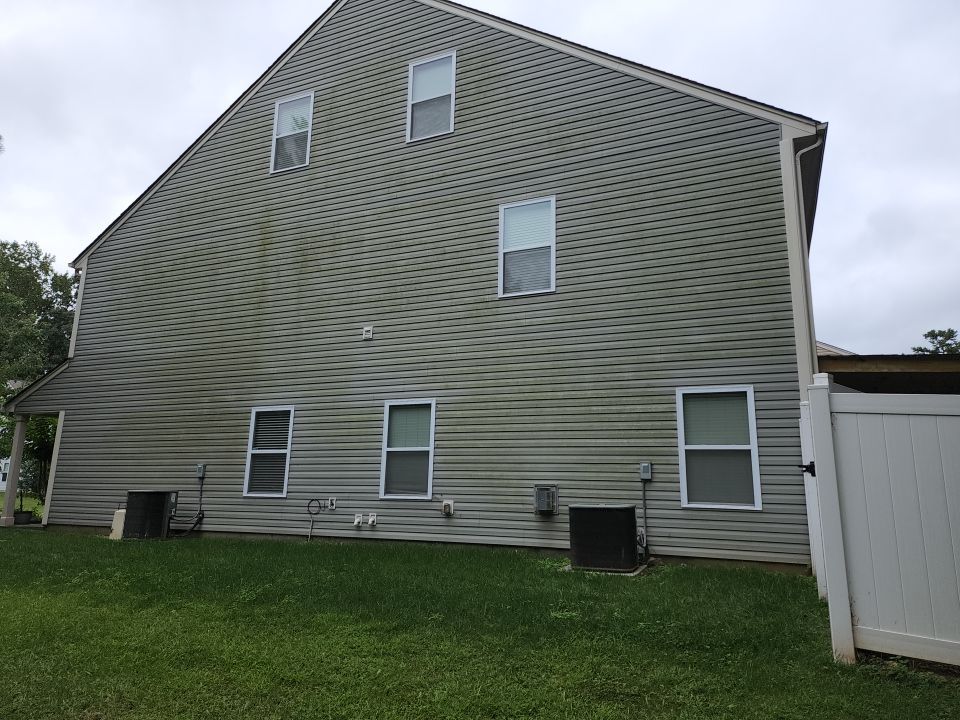 House Wash using cleaner by Power Wash Masters LLC