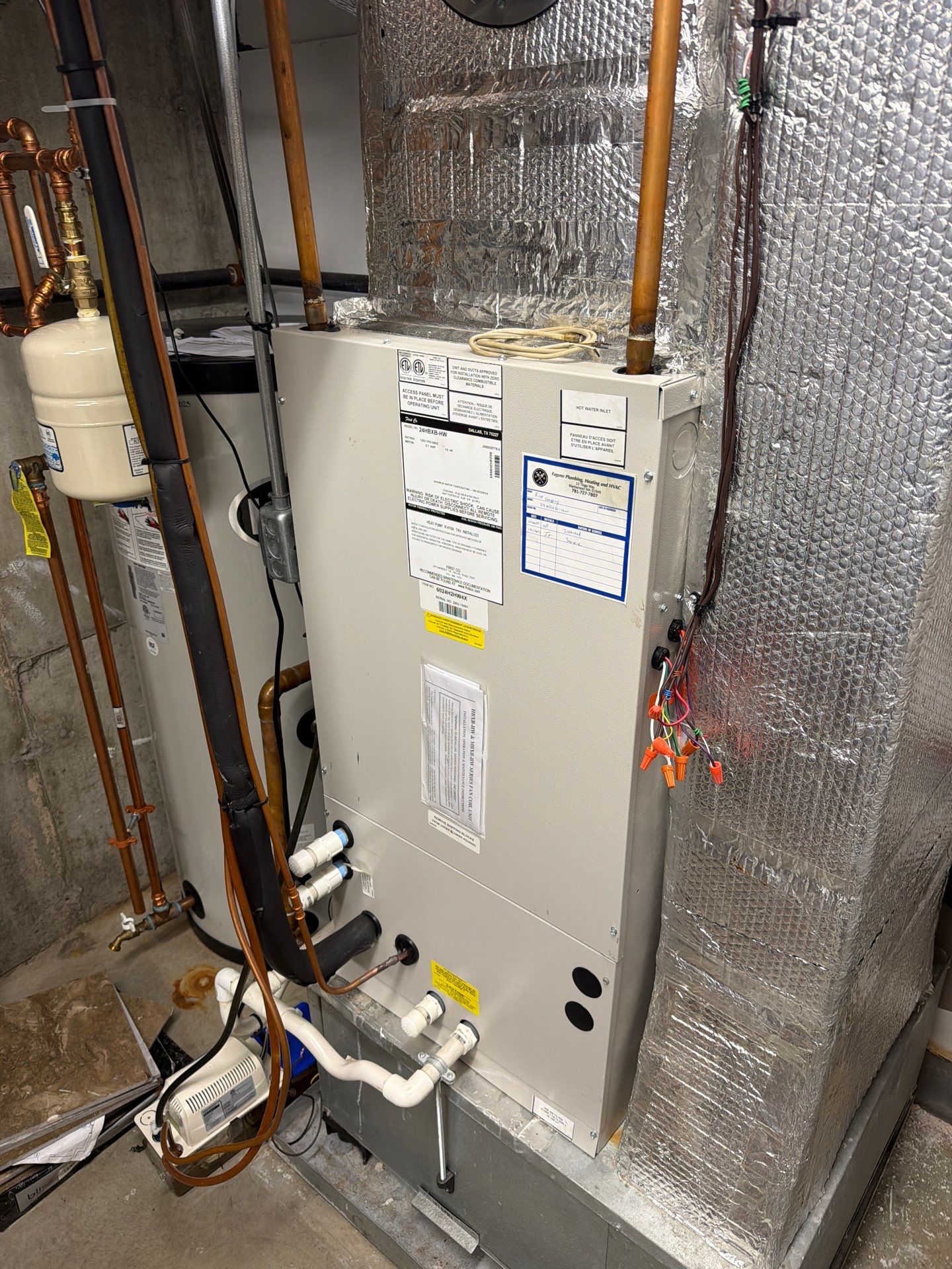 Annual AC Service for Two Systems — Swampscott, MA by FAGONE MECHANICAL