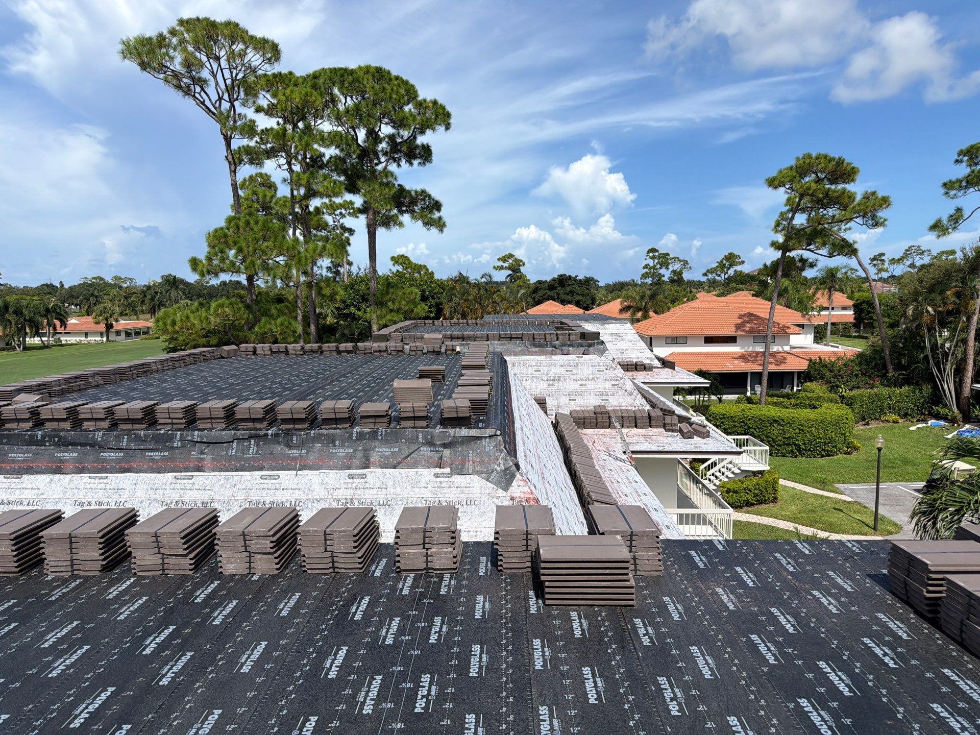 Residential Roofing Installation using Crown by BLUES BROTHERS ROOFING