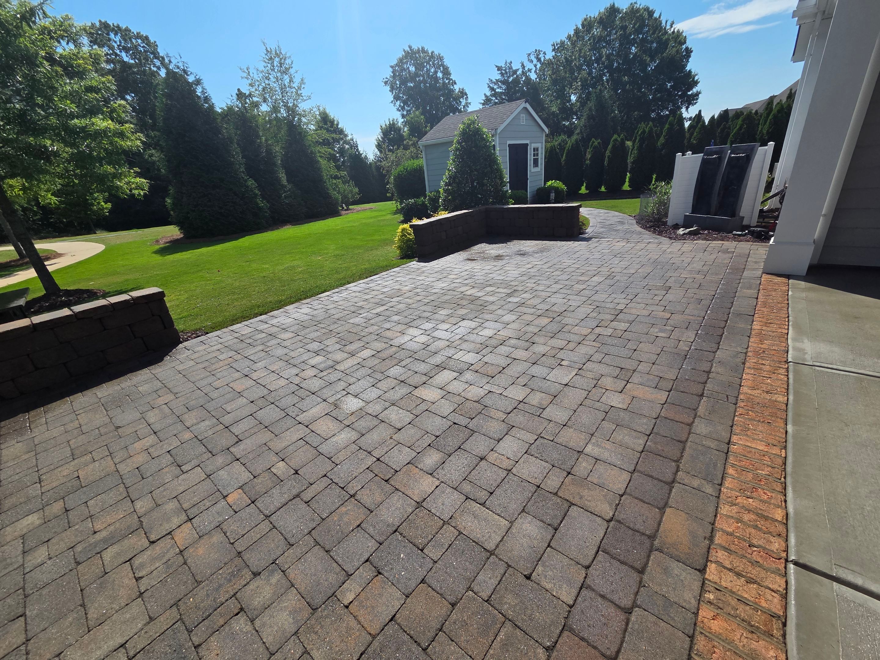Pavers using Concrete Sealant by DuraSeal